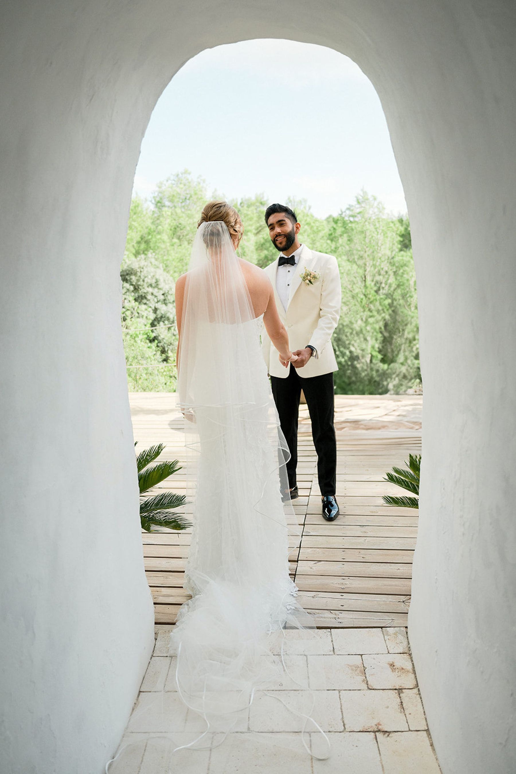 A Modern Romance: Anna and Sachin's Destination Wedding at Fontenille Menorca photo