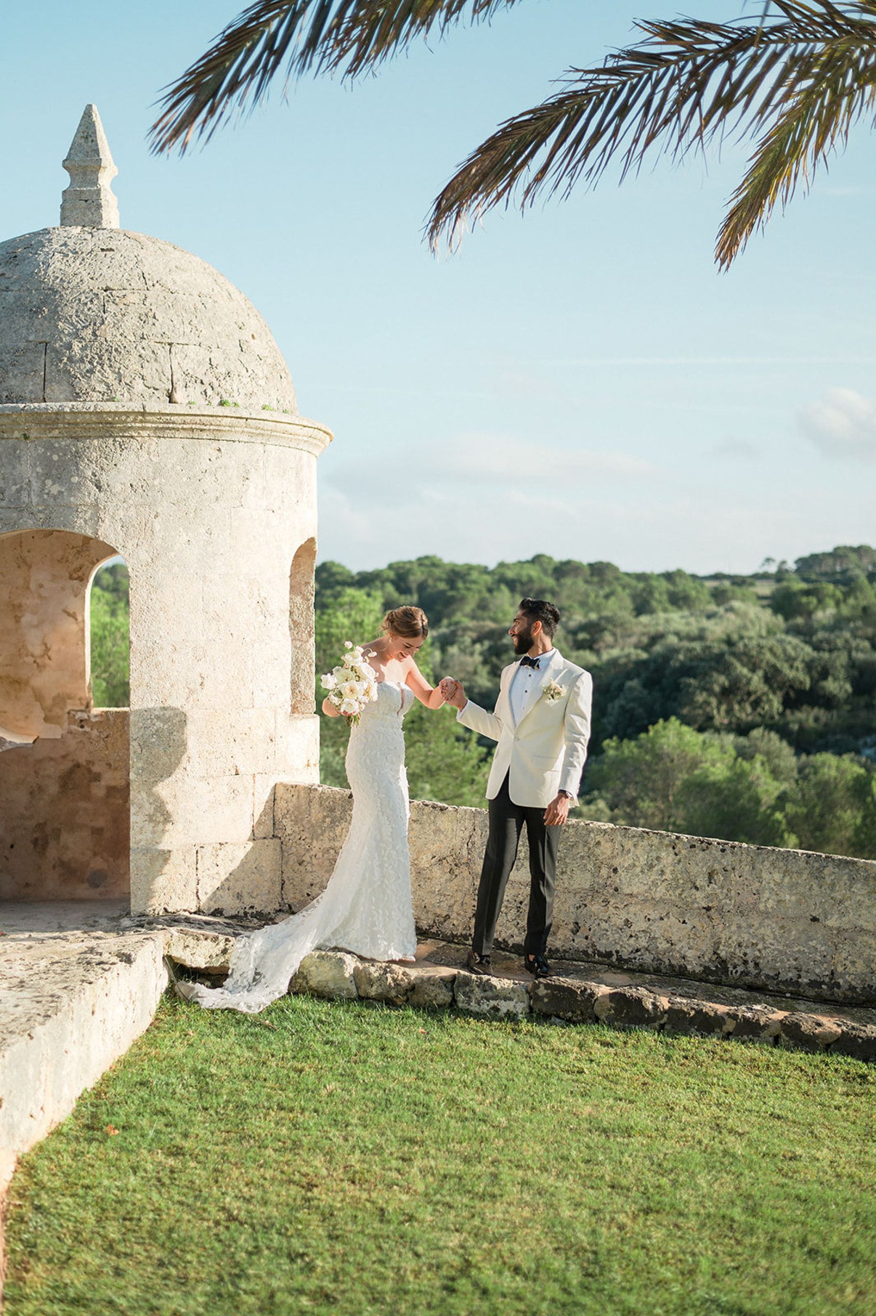A Modern Romance: Anna and Sachin's Destination Wedding at Fontenille Menorca photo