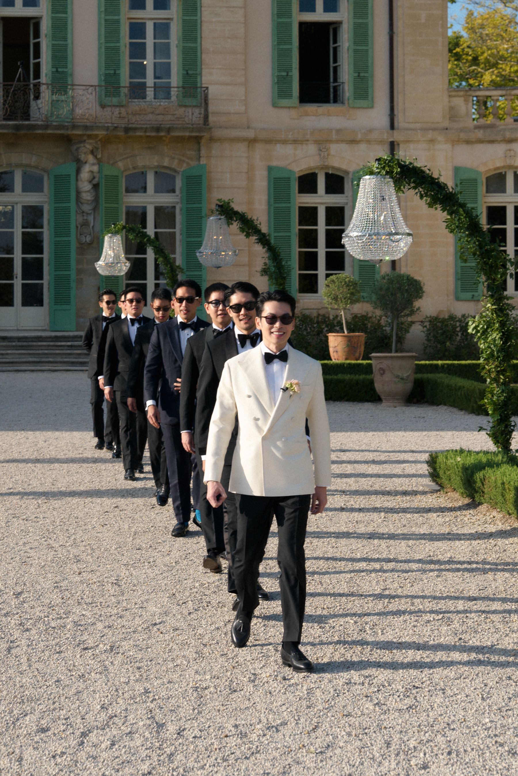 A Love Story Woven in Provence: Virithipa and Nick's Enchanting Wedding at Chateau de Tourreau photo