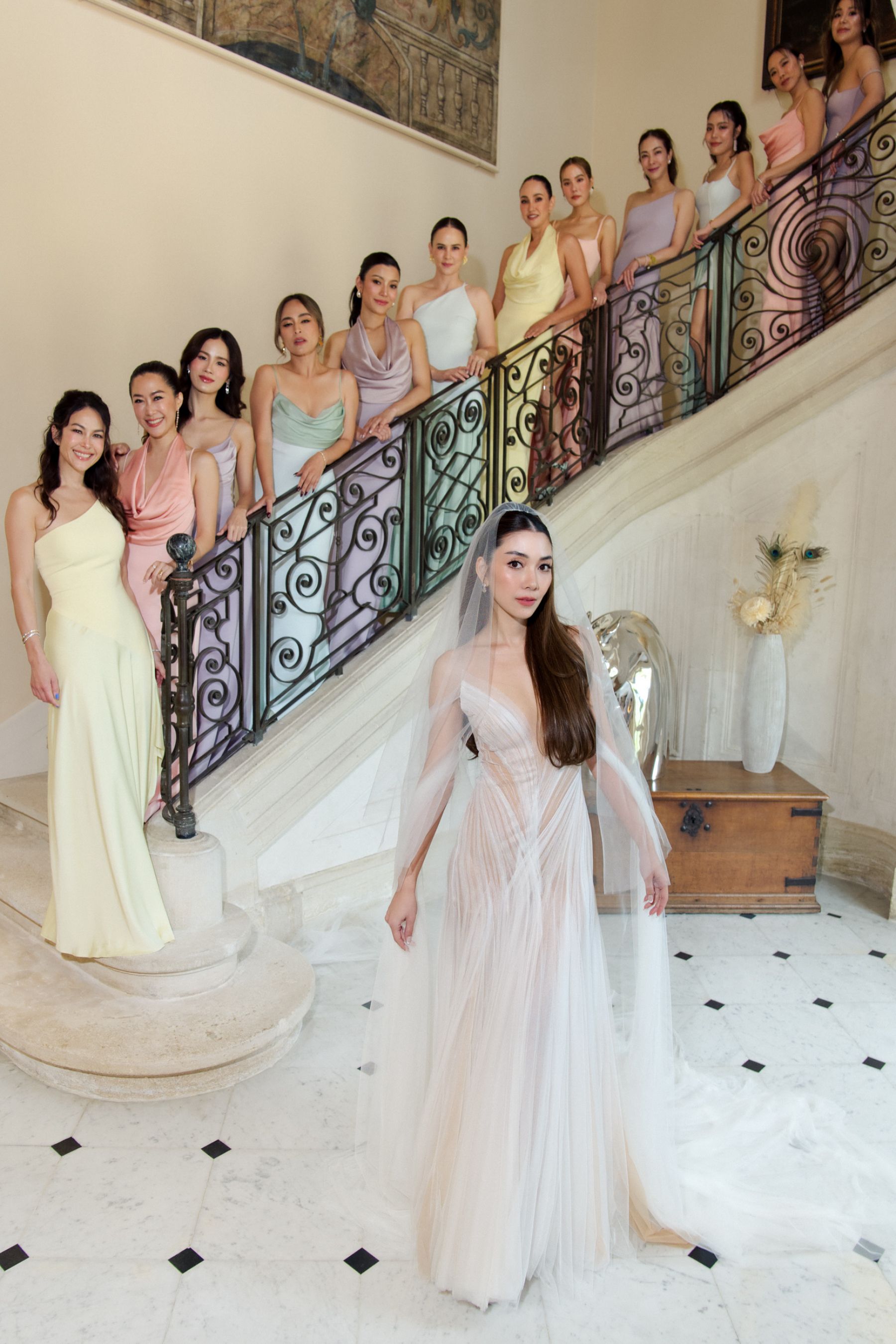 A Love Story Woven in Provence: Virithipa and Nick's Enchanting Wedding at Chateau de Tourreau photo