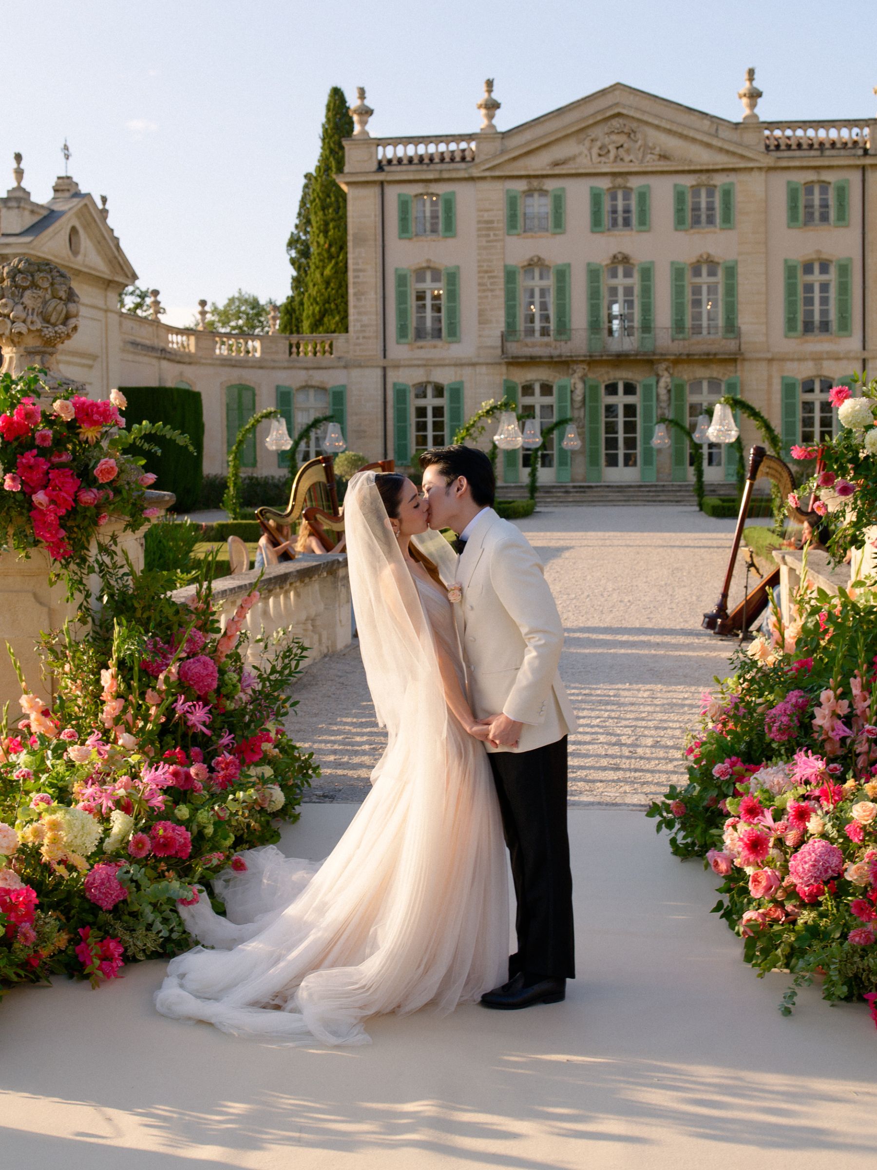 A Love Story Woven in Provence: Virithipa and Nick's Enchanting Wedding at Chateau de Tourreau photo