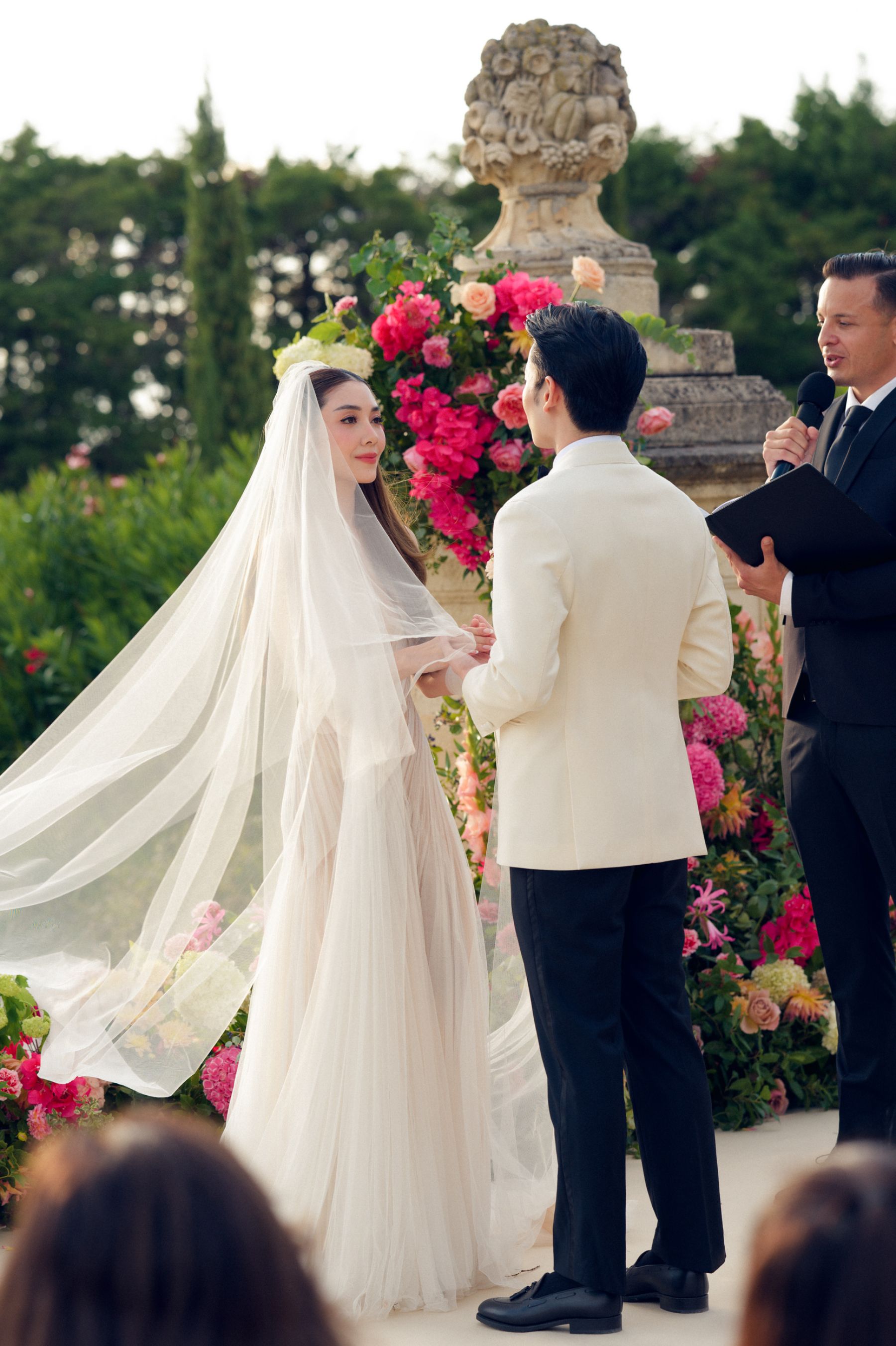 A Love Story Woven in Provence: Virithipa and Nick's Enchanting Wedding at Chateau de Tourreau photo