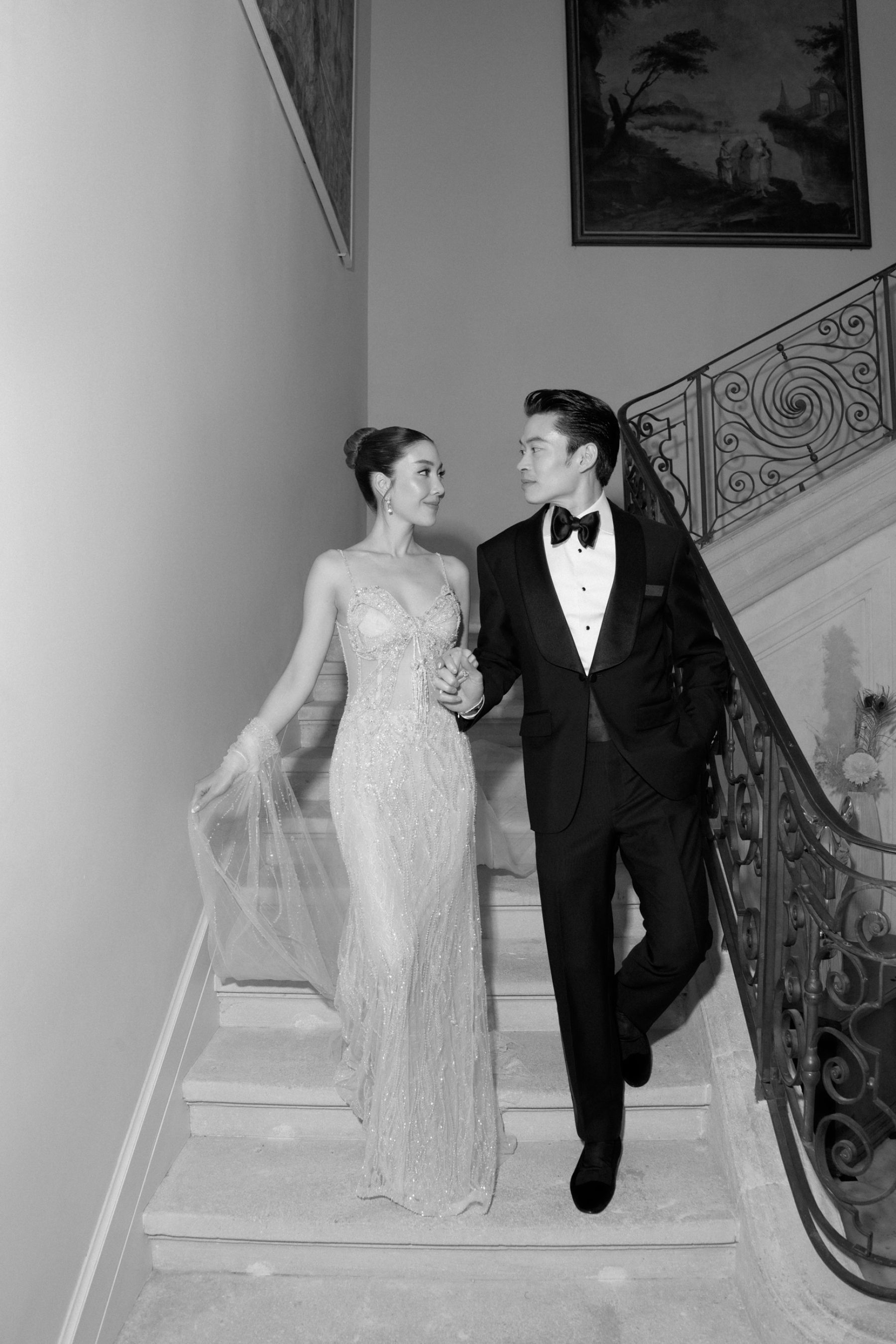 A Love Story Woven in Provence: Virithipa and Nick's Enchanting Wedding at Chateau de Tourreau photo