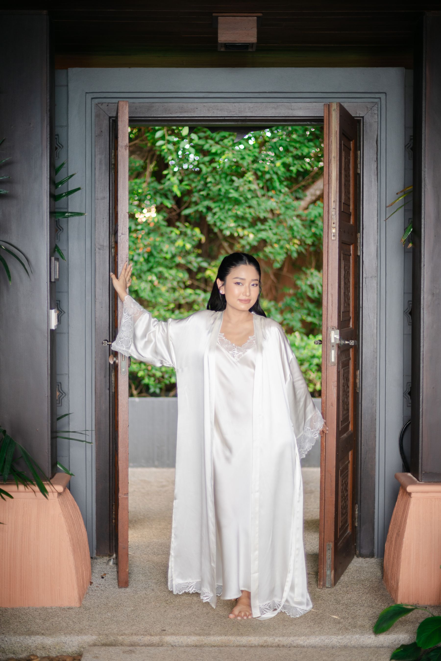 A Cross-Cultural Paradise Celebration: Khin Lay  &amp; Lucas's Romantic Wedding at Sri Panwa Phuket photo