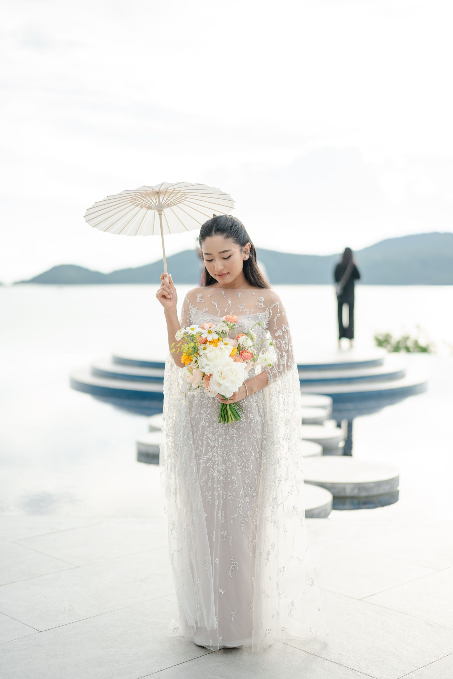 A Cross-Cultural Paradise Celebration: Khin Lay  &amp; Lucas's Romantic Wedding at Sri Panwa Phuket photo