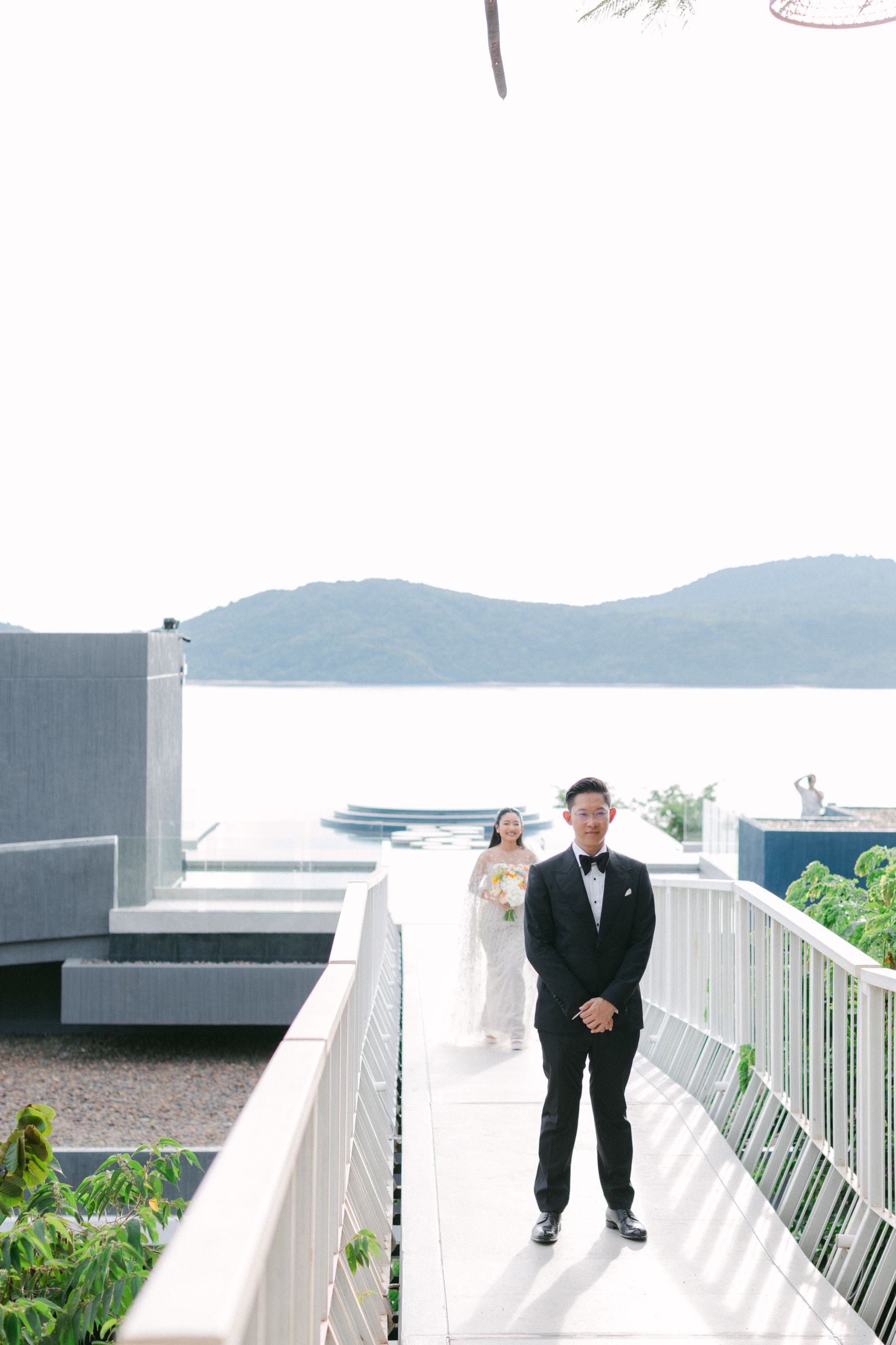 A Cross-Cultural Paradise Celebration: Khin Lay  &amp; Lucas's Romantic Wedding at Sri Panwa Phuket photo