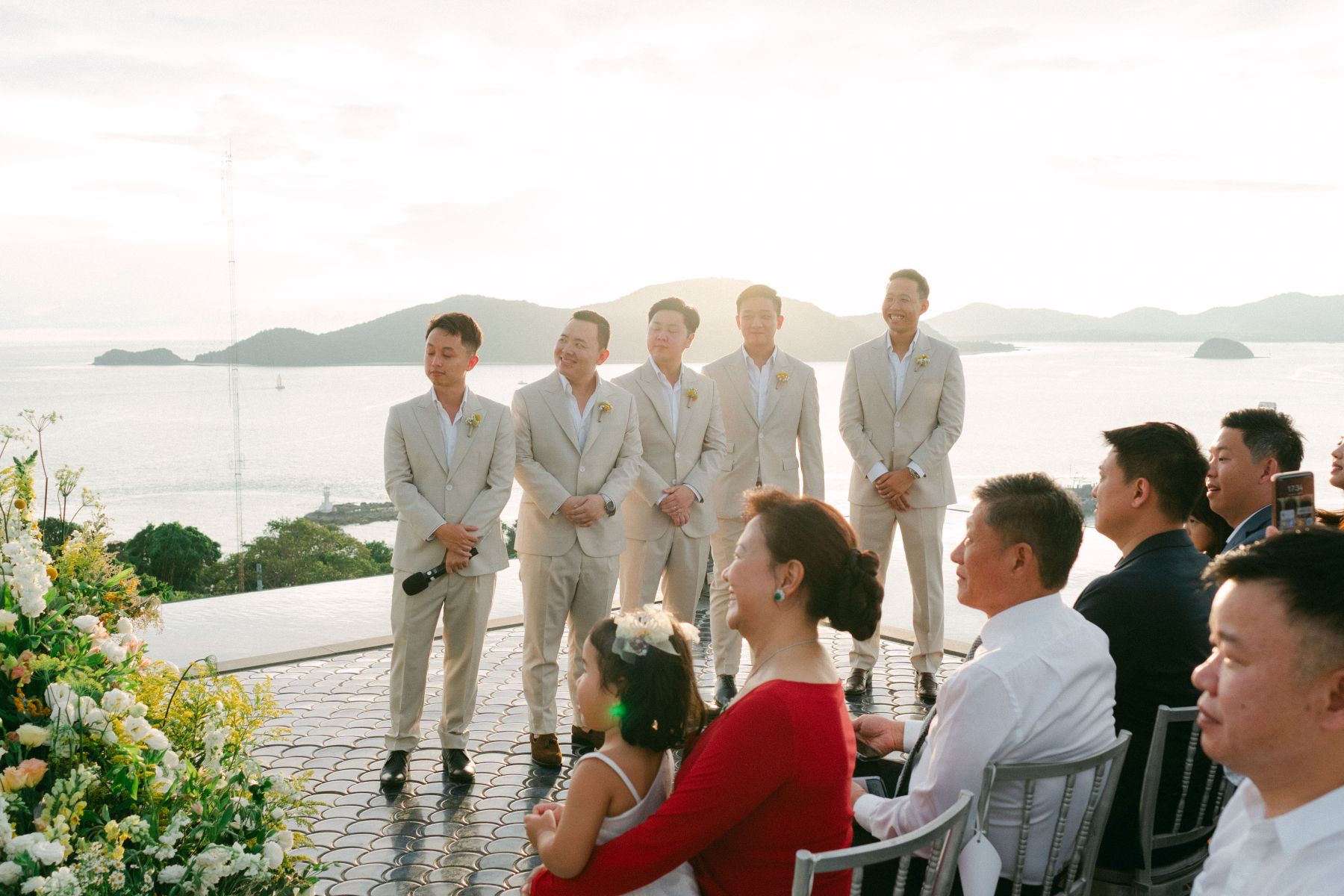 A Cross-Cultural Paradise Celebration: Khin Lay  &amp; Lucas's Romantic Wedding at Sri Panwa Phuket photo