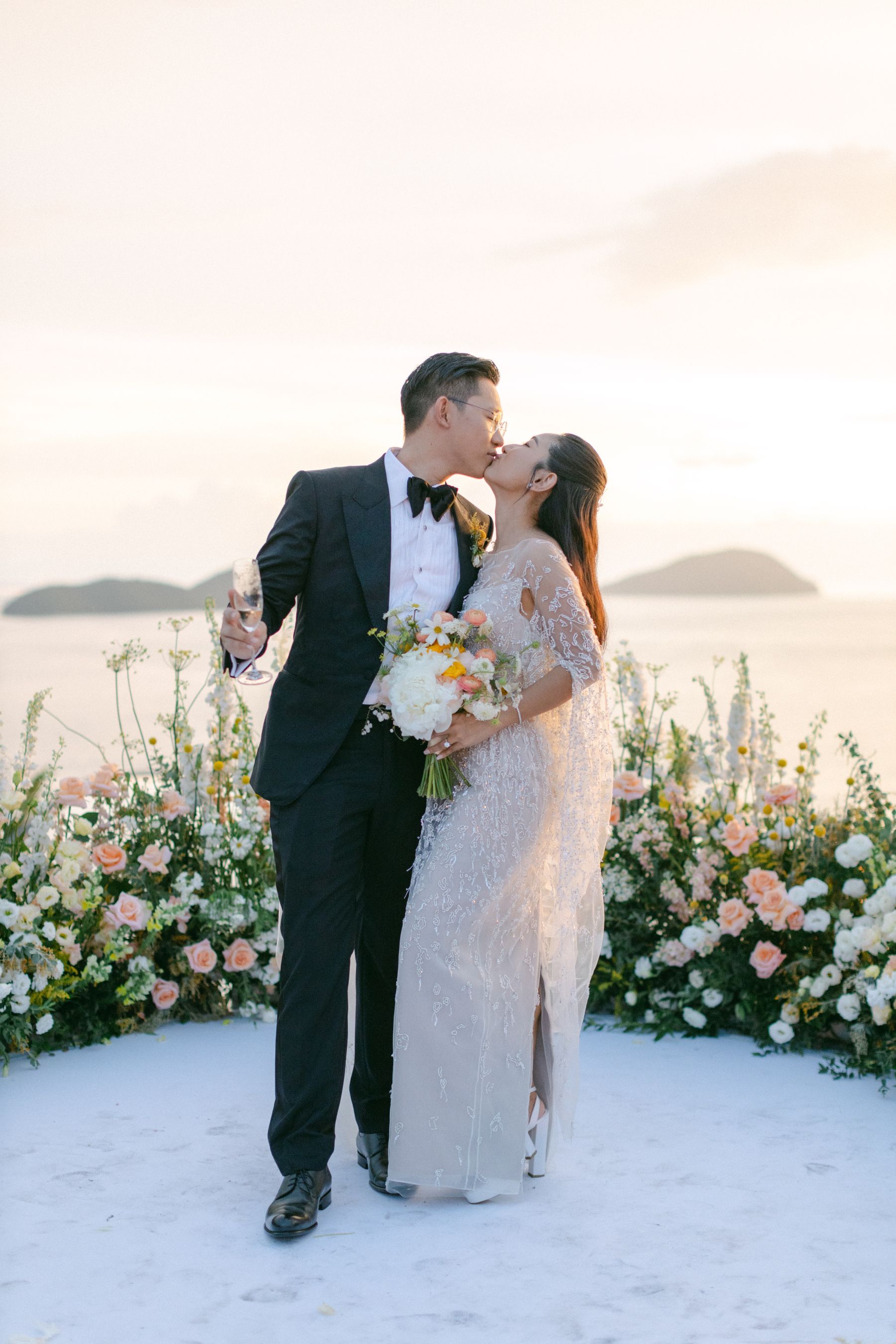 A Cross-Cultural Paradise Celebration: Khin Lay  &amp; Lucas's Romantic Wedding at Sri Panwa Phuket photo