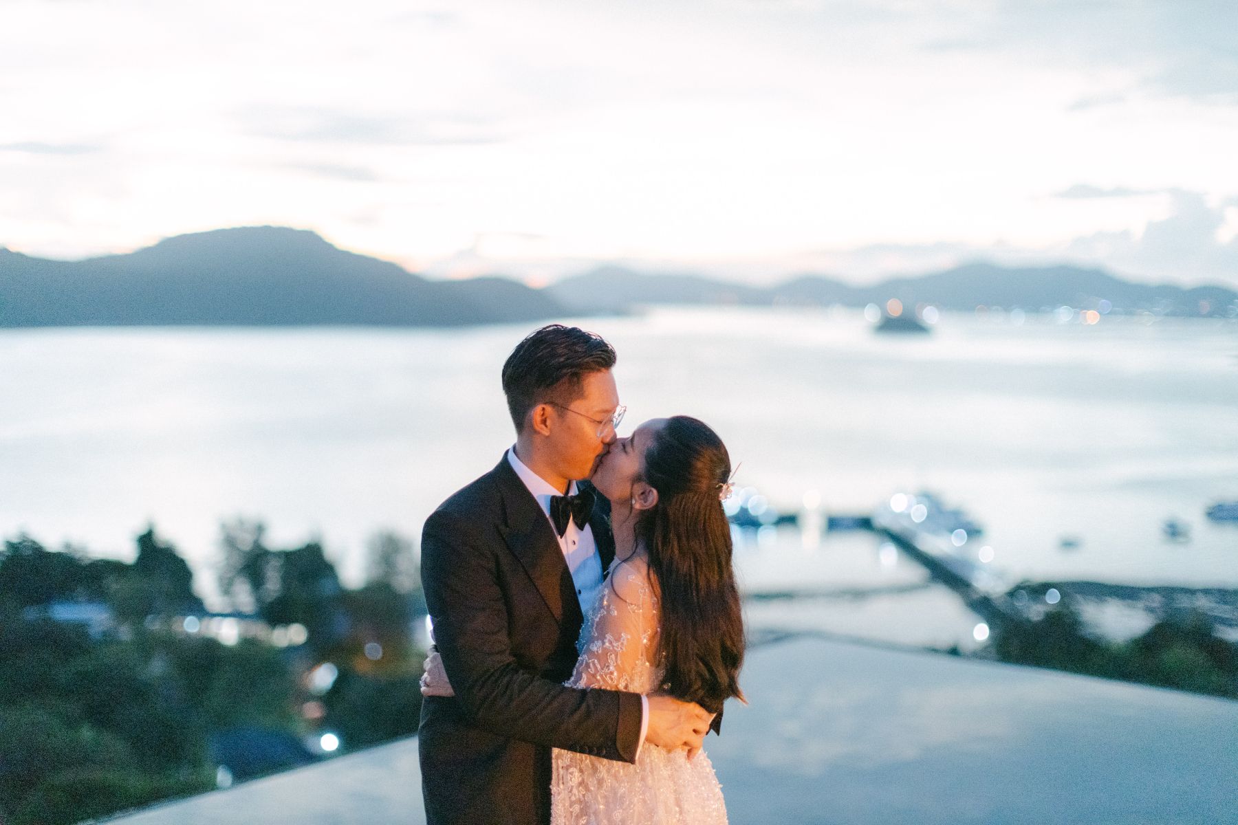 A Cross-Cultural Paradise Celebration: Khin Lay  &amp; Lucas's Romantic Wedding at Sri Panwa Phuket photo