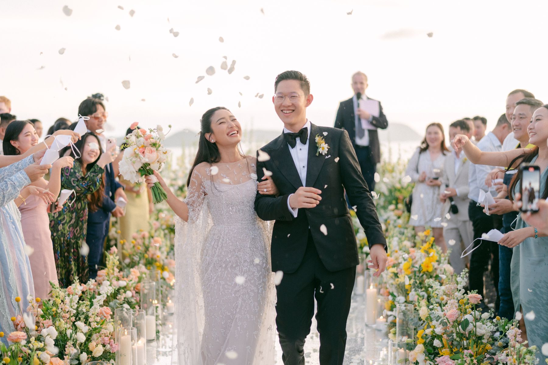 A Cross-Cultural Paradise Celebration: Khin Lay  &amp; Lucas's Romantic Wedding at Sri Panwa Phuket photo