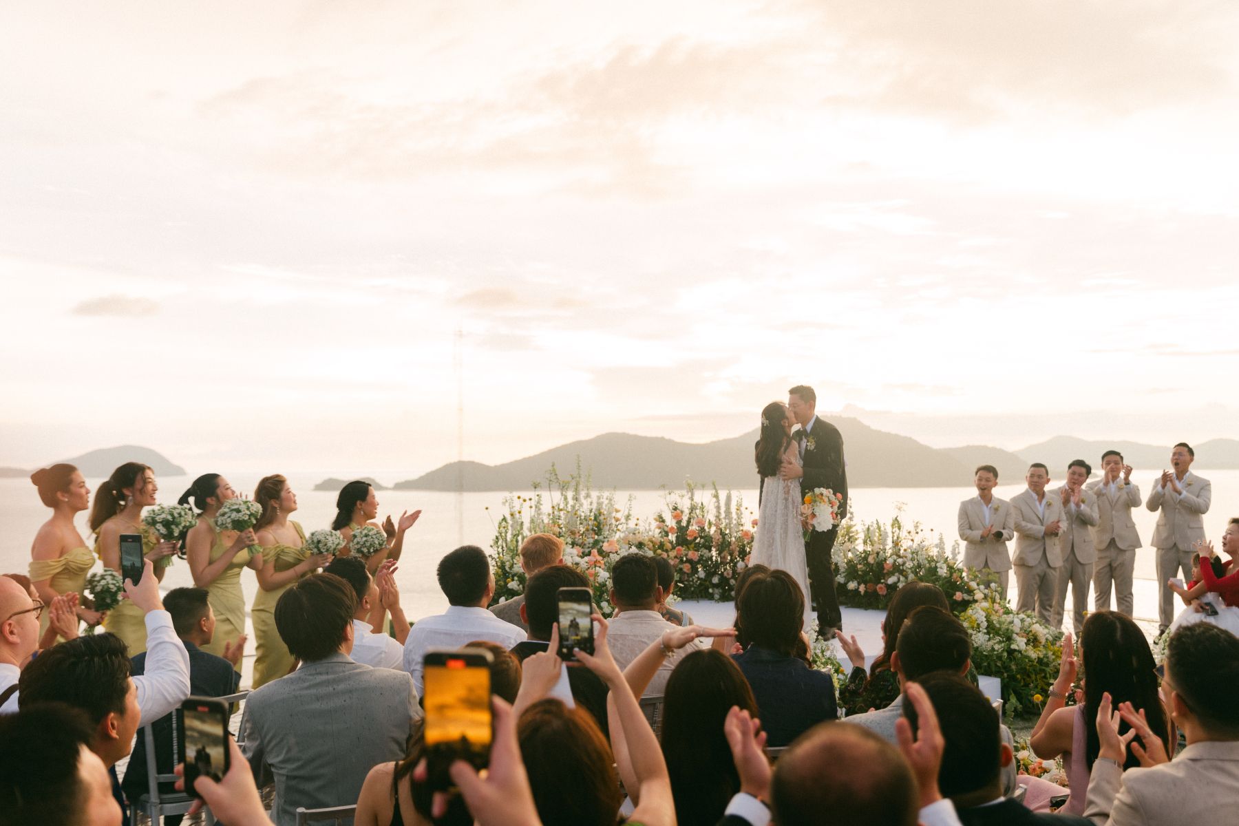 A Cross-Cultural Paradise Celebration: Khin Lay  &amp; Lucas's Romantic Wedding at Sri Panwa Phuket photo