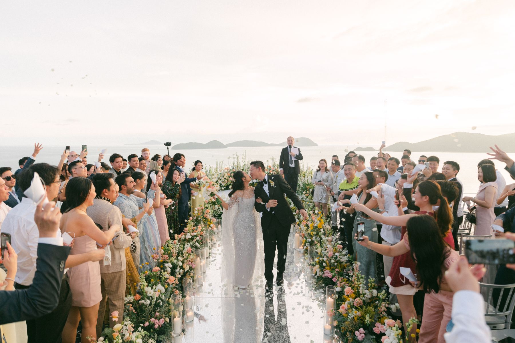 A Cross-Cultural Paradise Celebration: Khin Lay  &amp; Lucas's Romantic Wedding at Sri Panwa Phuket photo