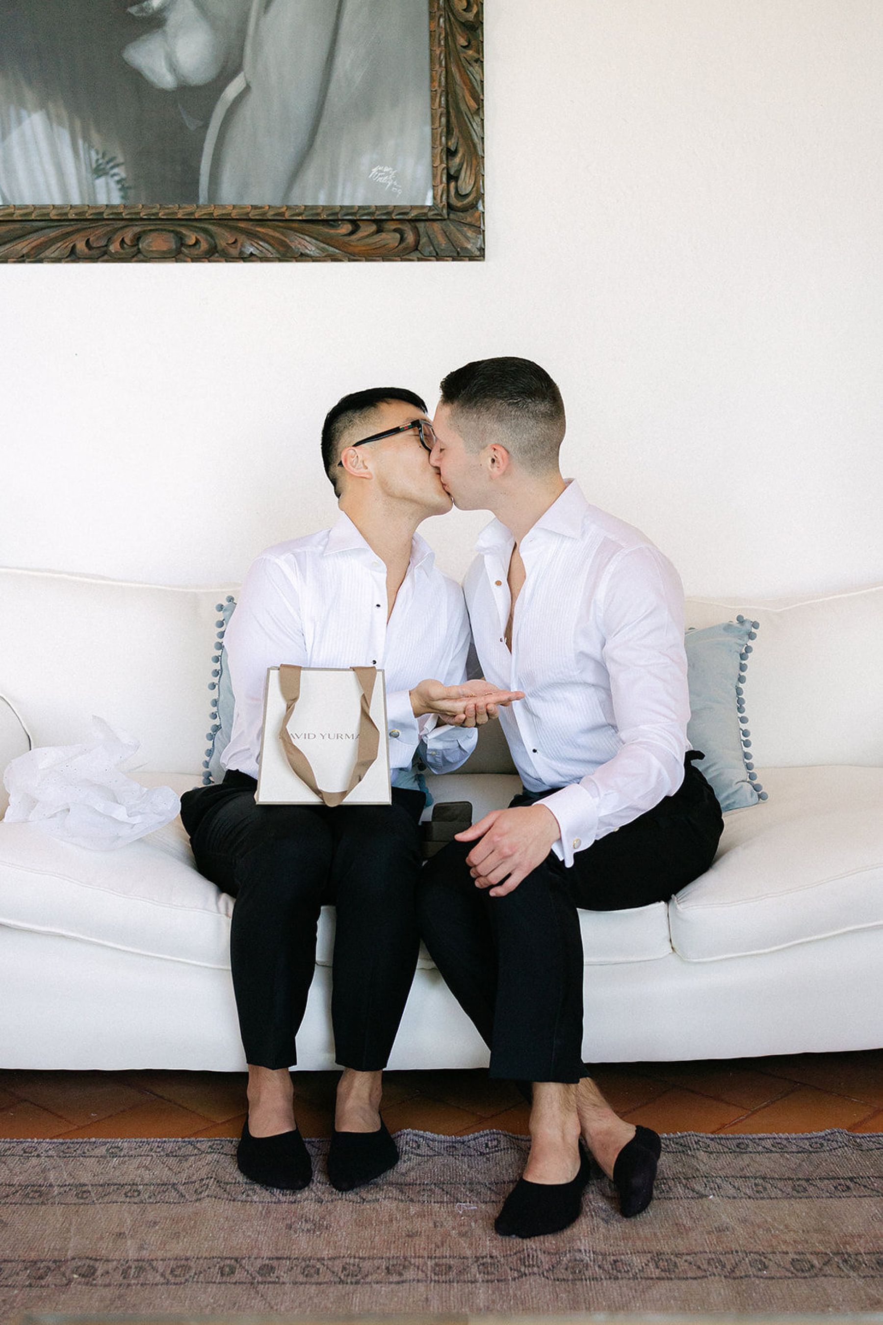 San Miguel de Allende Magic: Matt and Ian's Desert-Inspired Destination Wedding at Instituto Allende photo