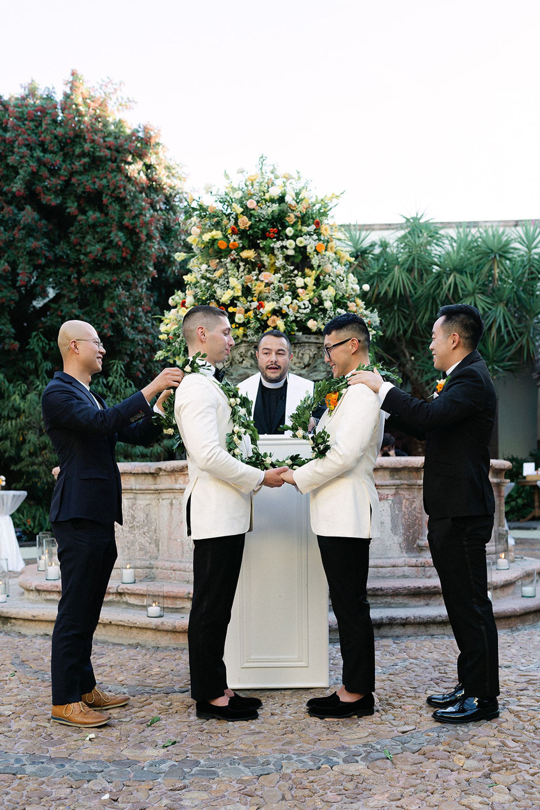 San Miguel de Allende Magic: Matt and Ian's Desert-Inspired Destination Wedding at Instituto Allende photo