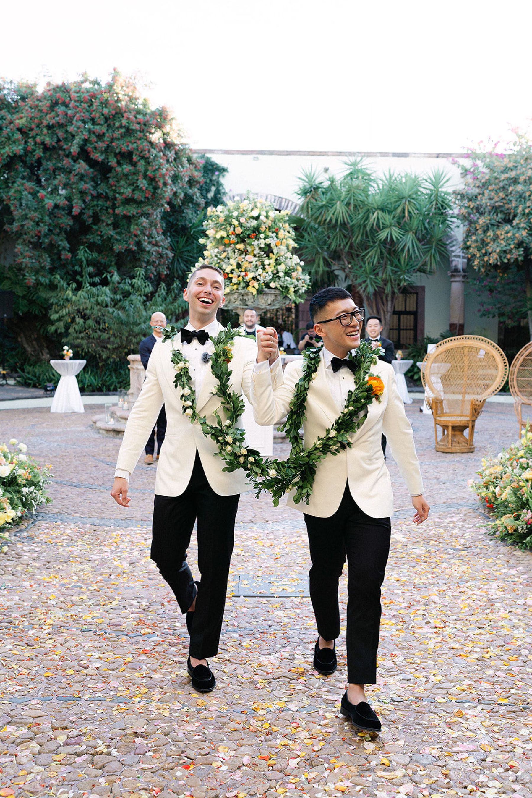San Miguel de Allende Magic: Matt and Ian's Desert-Inspired Destination Wedding at Instituto Allende photo