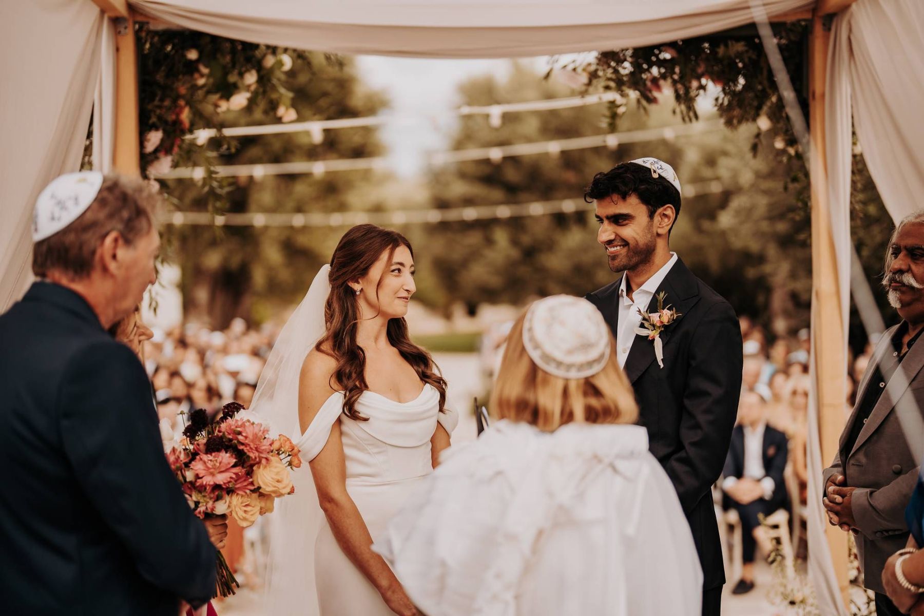 United in Love and Tradition: Lucy &amp; Sameer's Multicultural Wedding at Masseria Alchimia photo