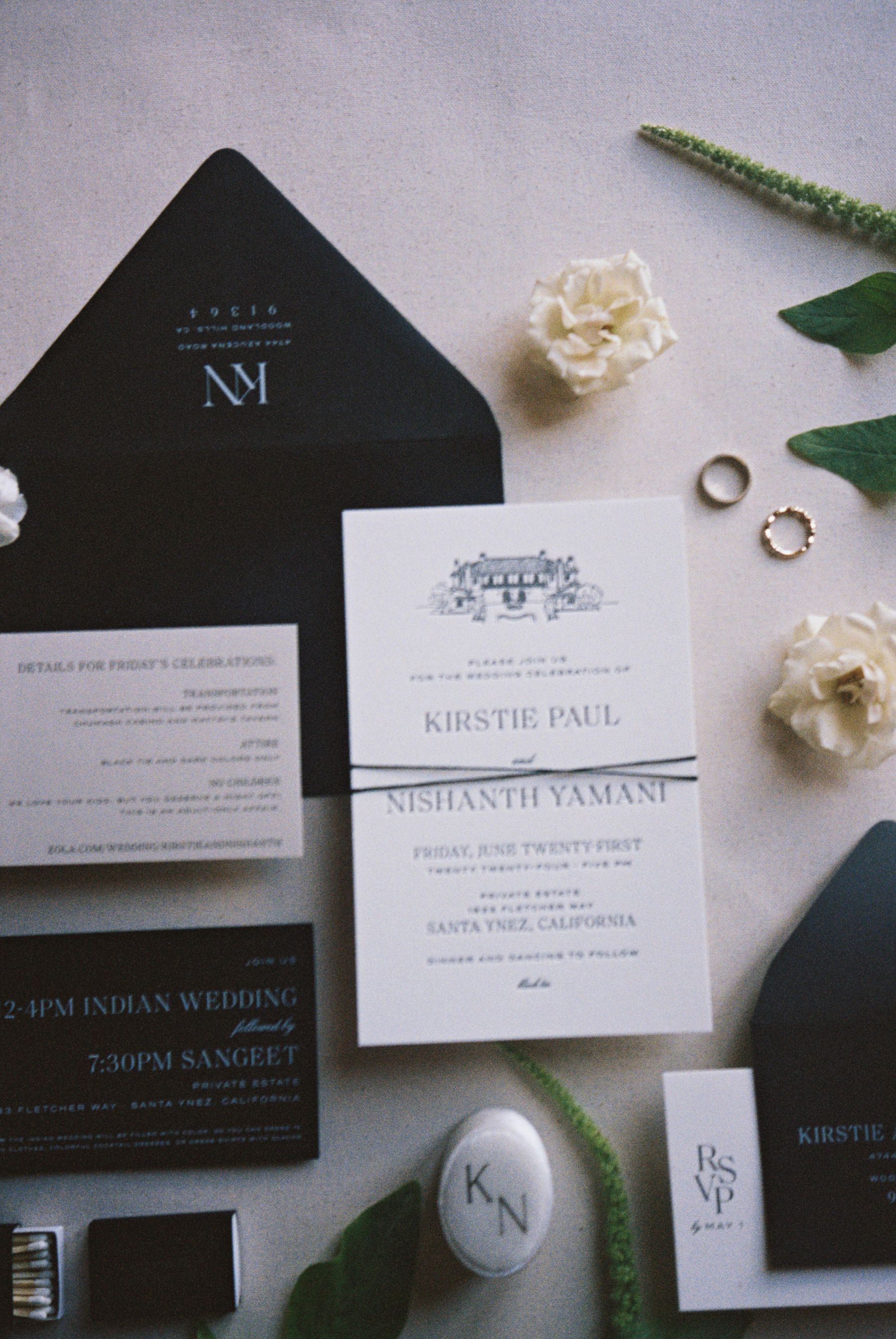 Kirstie &amp; Nishanth's Elegant Old Hollywood-Inspired Wedding at a Private Estate in Santa Ynez photo