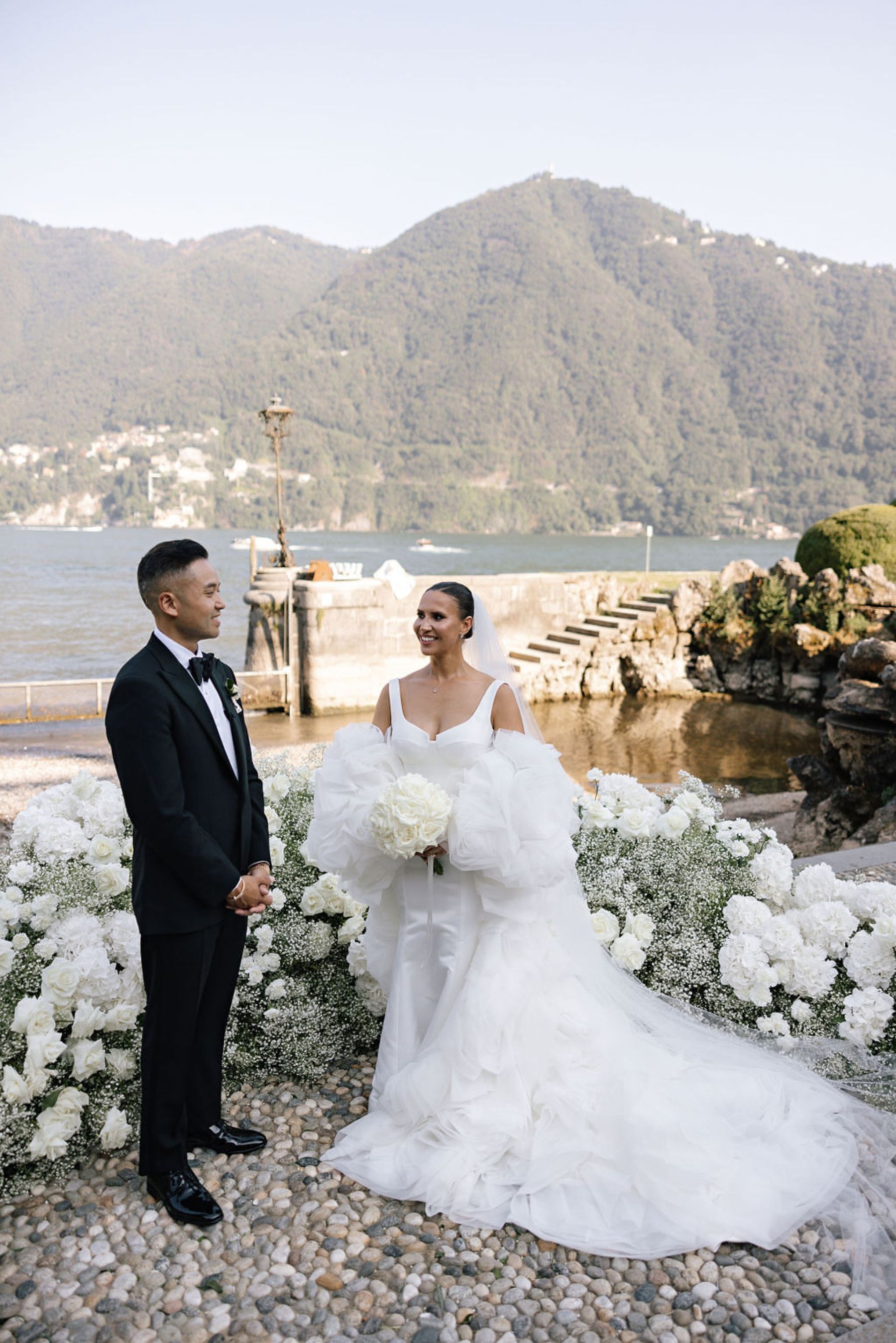 Fay &amp; Joseph: A Romantic Lake Como Dream Wedding at Villa Erba photo