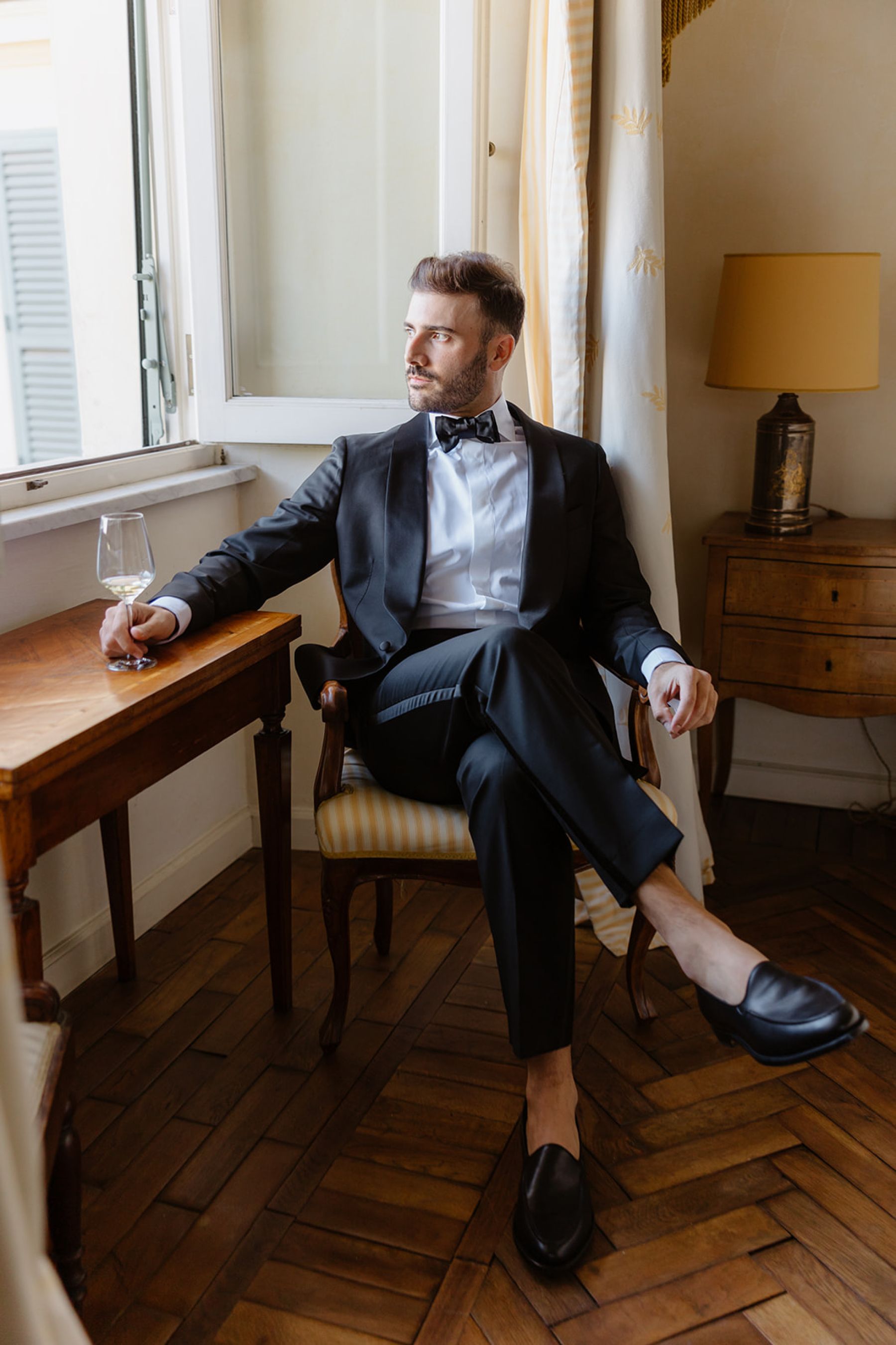 Shimmering Vows in Rome: Anda &amp; Leonardo’s Enchanting Wedding at Villa Aurelia photo