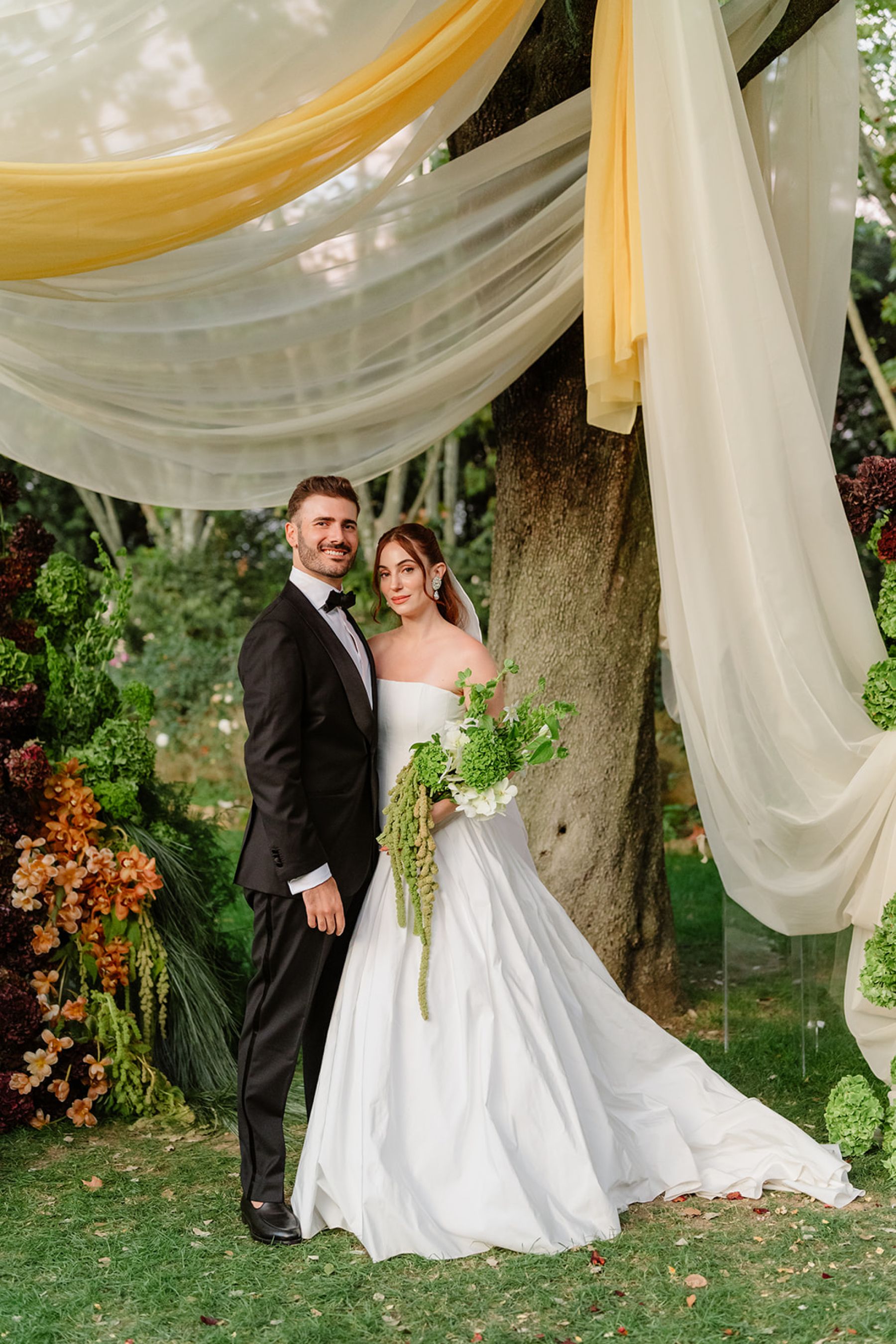 Shimmering Vows in Rome: Anda &amp; Leonardo’s Enchanting Wedding at Villa Aurelia photo