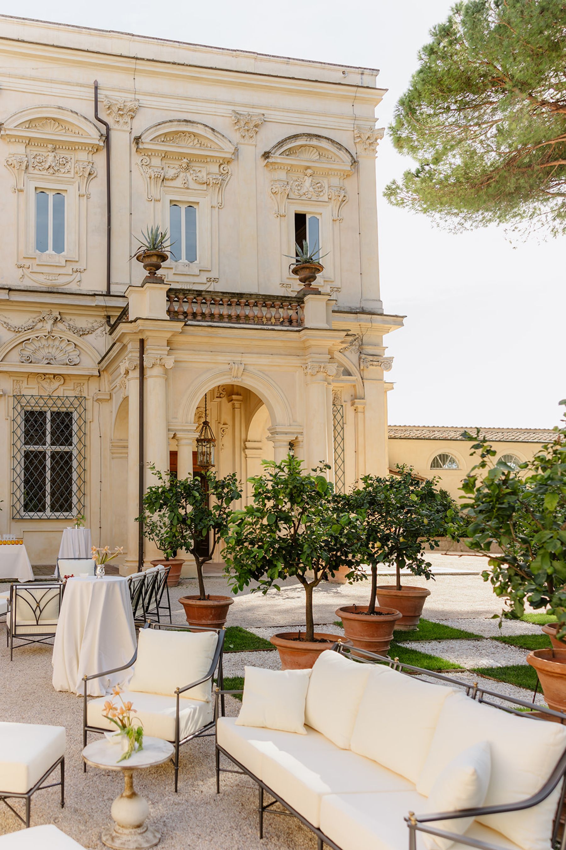 Shimmering Vows in Rome: Anda &amp; Leonardo’s Enchanting Wedding at Villa Aurelia photo