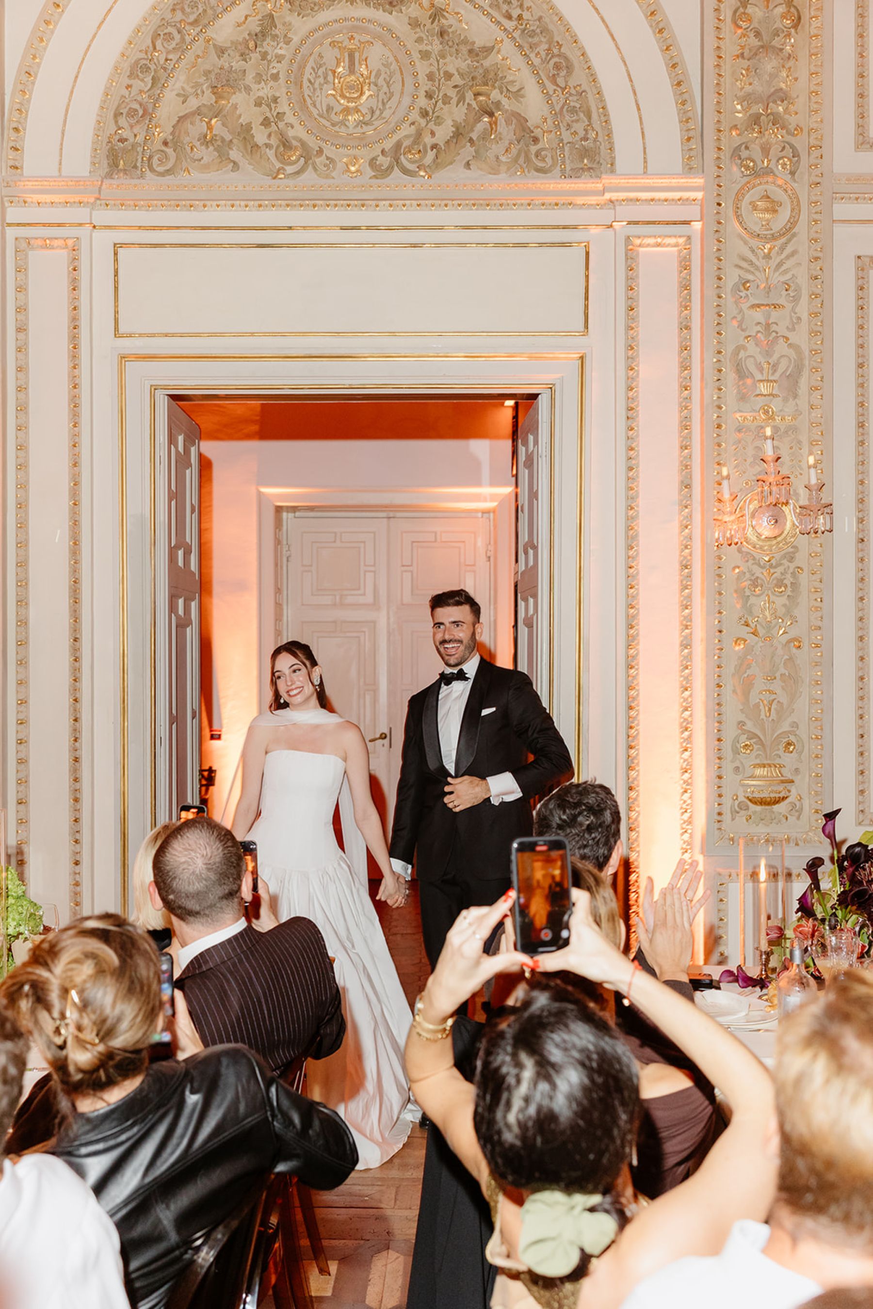 Shimmering Vows in Rome: Anda &amp; Leonardo’s Enchanting Wedding at Villa Aurelia photo