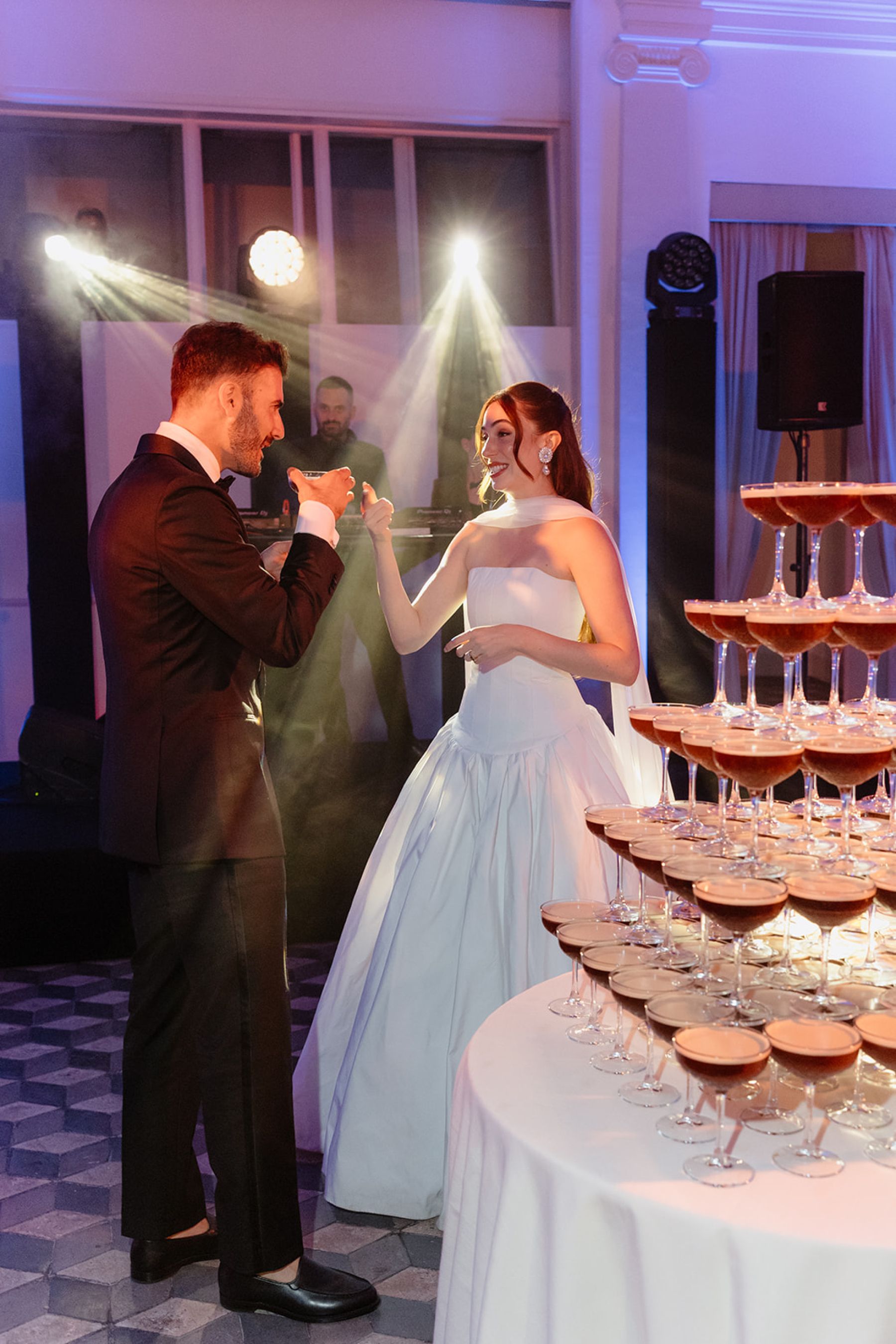 Shimmering Vows in Rome: Anda &amp; Leonardo’s Enchanting Wedding at Villa Aurelia photo