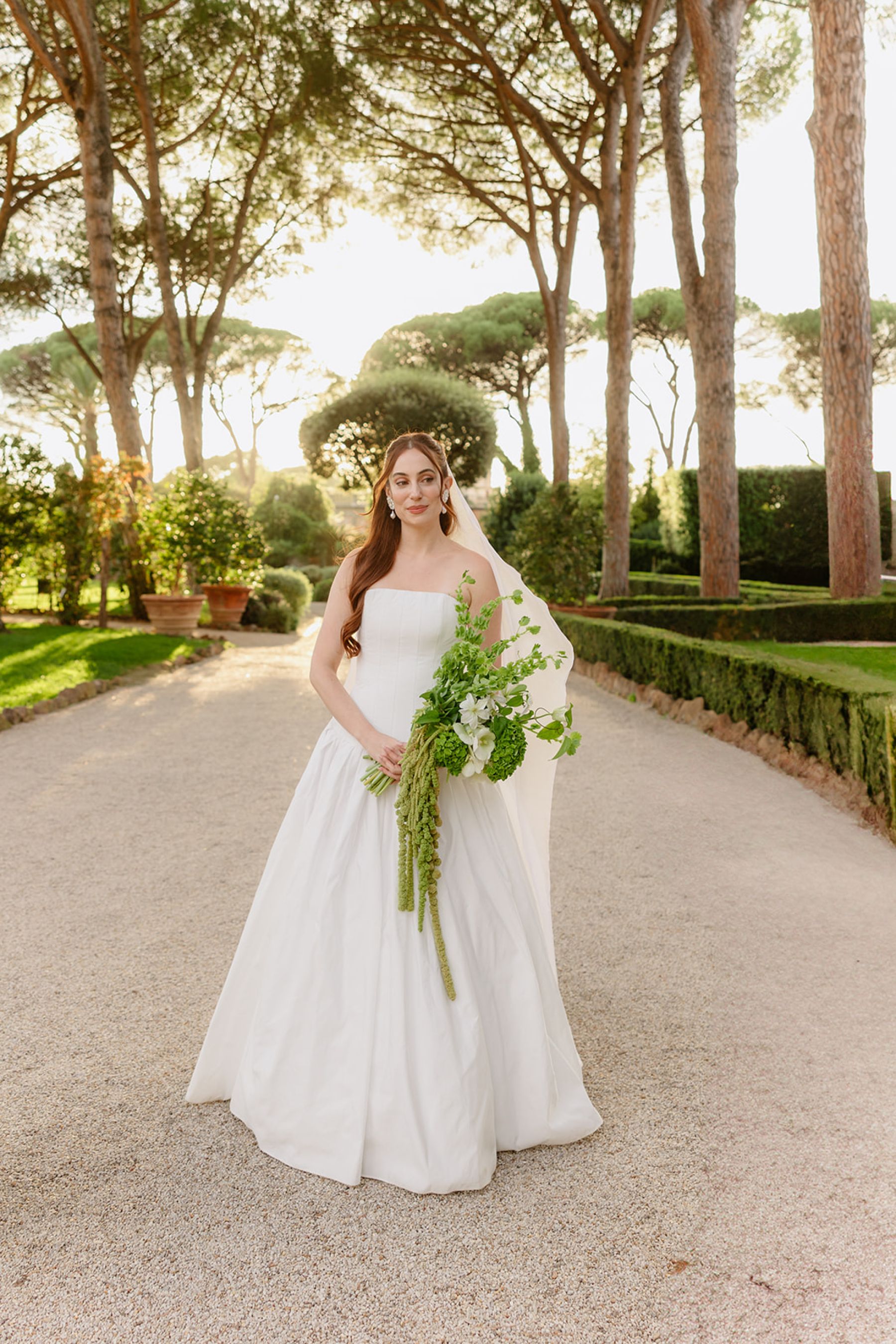 Shimmering Vows in Rome: Anda &amp; Leonardo’s Enchanting Wedding at Villa Aurelia photo
