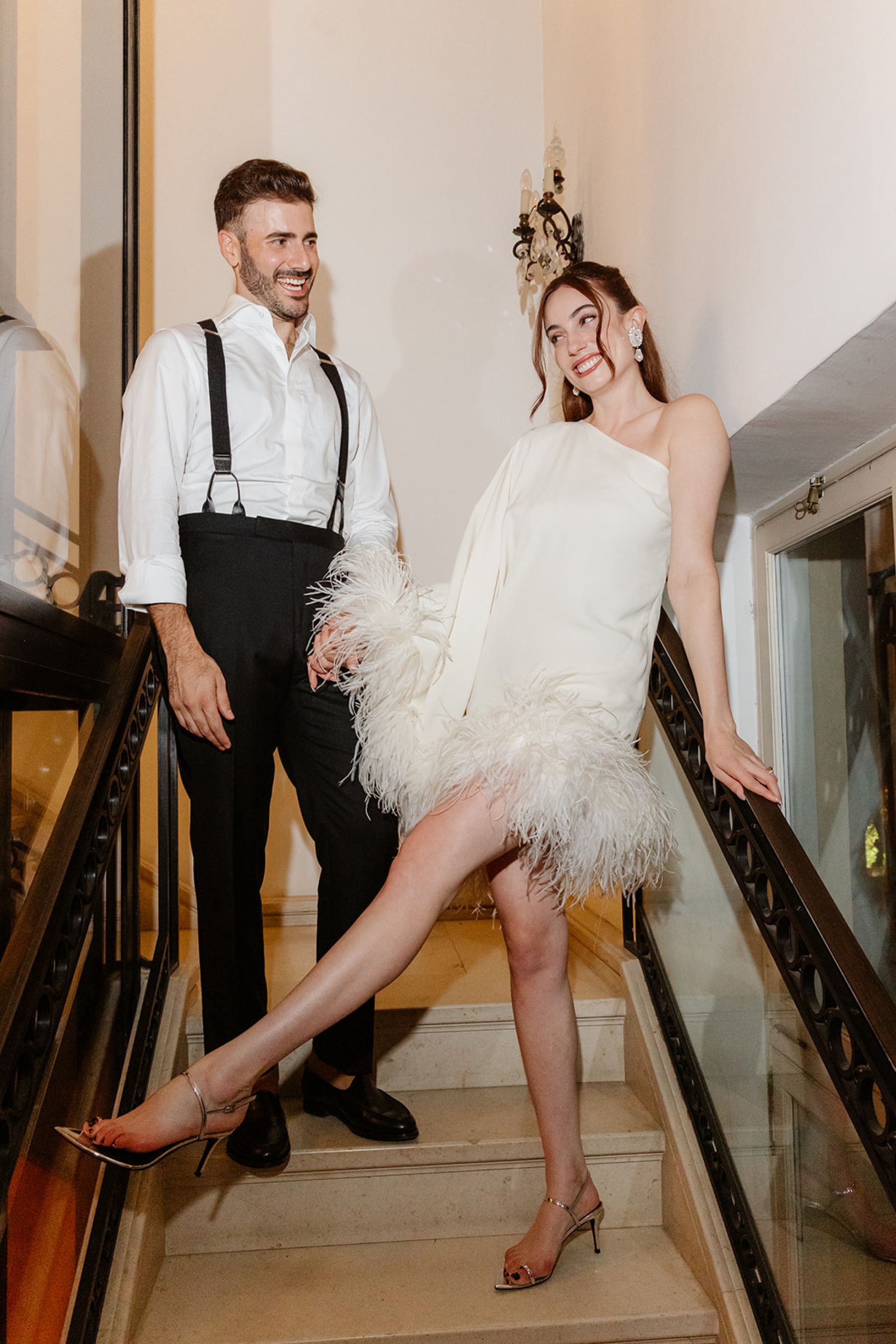 Shimmering Vows in Rome: Anda &amp; Leonardo’s Enchanting Wedding at Villa Aurelia photo