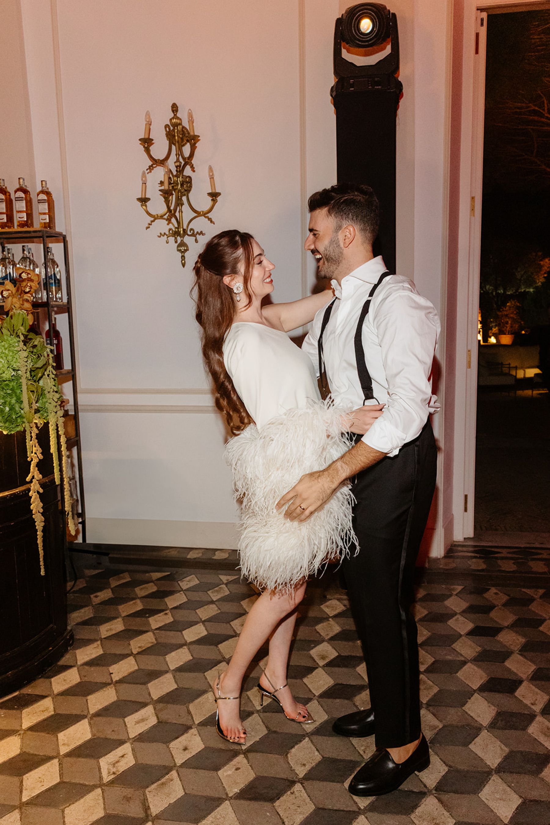 Shimmering Vows in Rome: Anda &amp; Leonardo’s Enchanting Wedding at Villa Aurelia photo