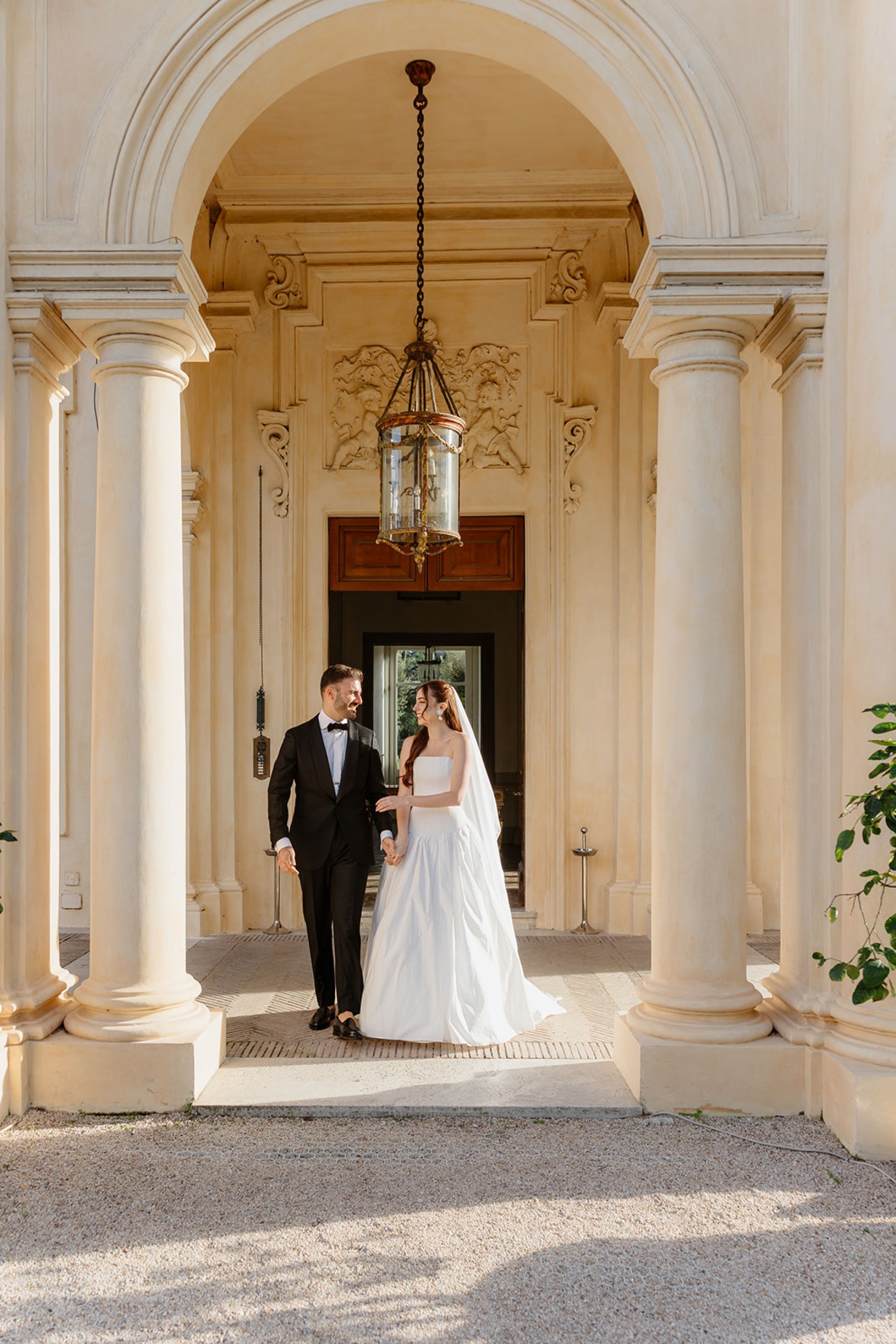 Shimmering Vows in Rome: Anda &amp; Leonardo’s Enchanting Wedding at Villa Aurelia photo