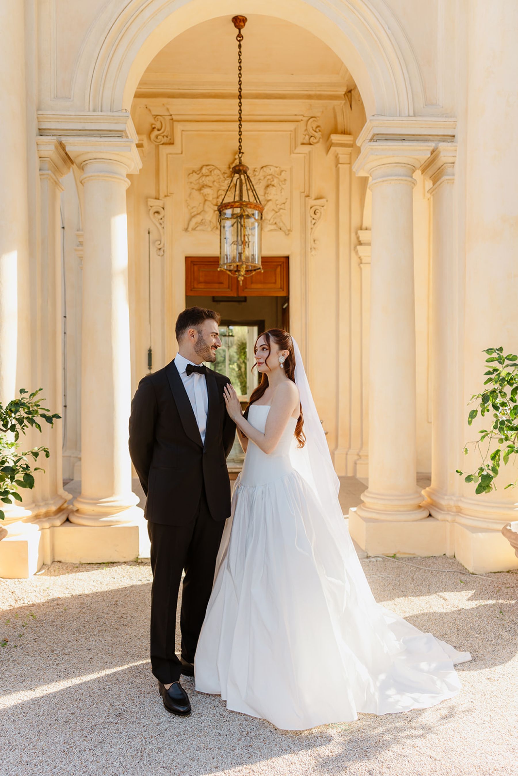 Shimmering Vows in Rome: Anda &amp; Leonardo’s Enchanting Wedding at Villa Aurelia photo