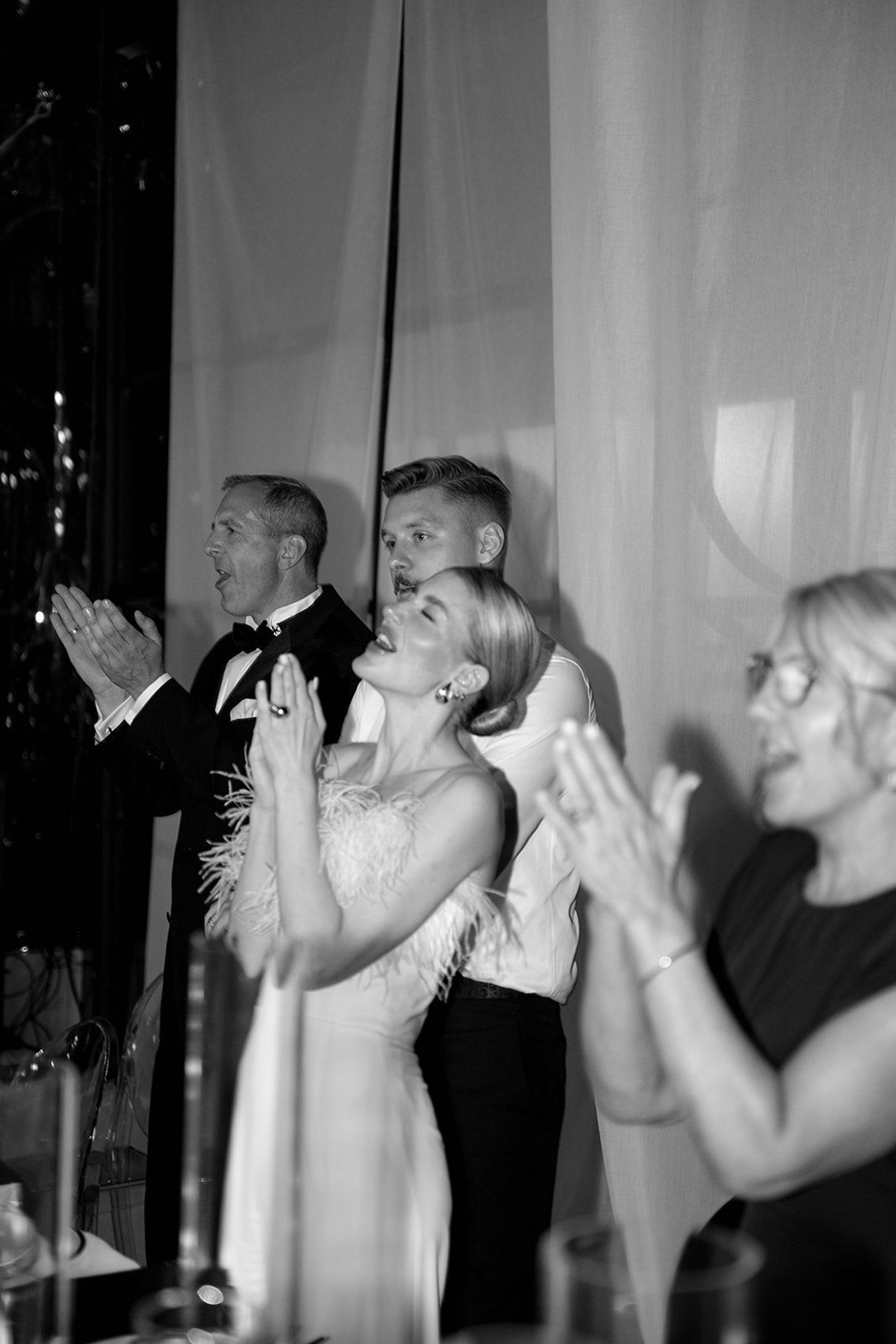 Two Hearts, One Castle: Kristin and Josef's Spellbinding Black and White Wedding at Schloss Freudenstein photo