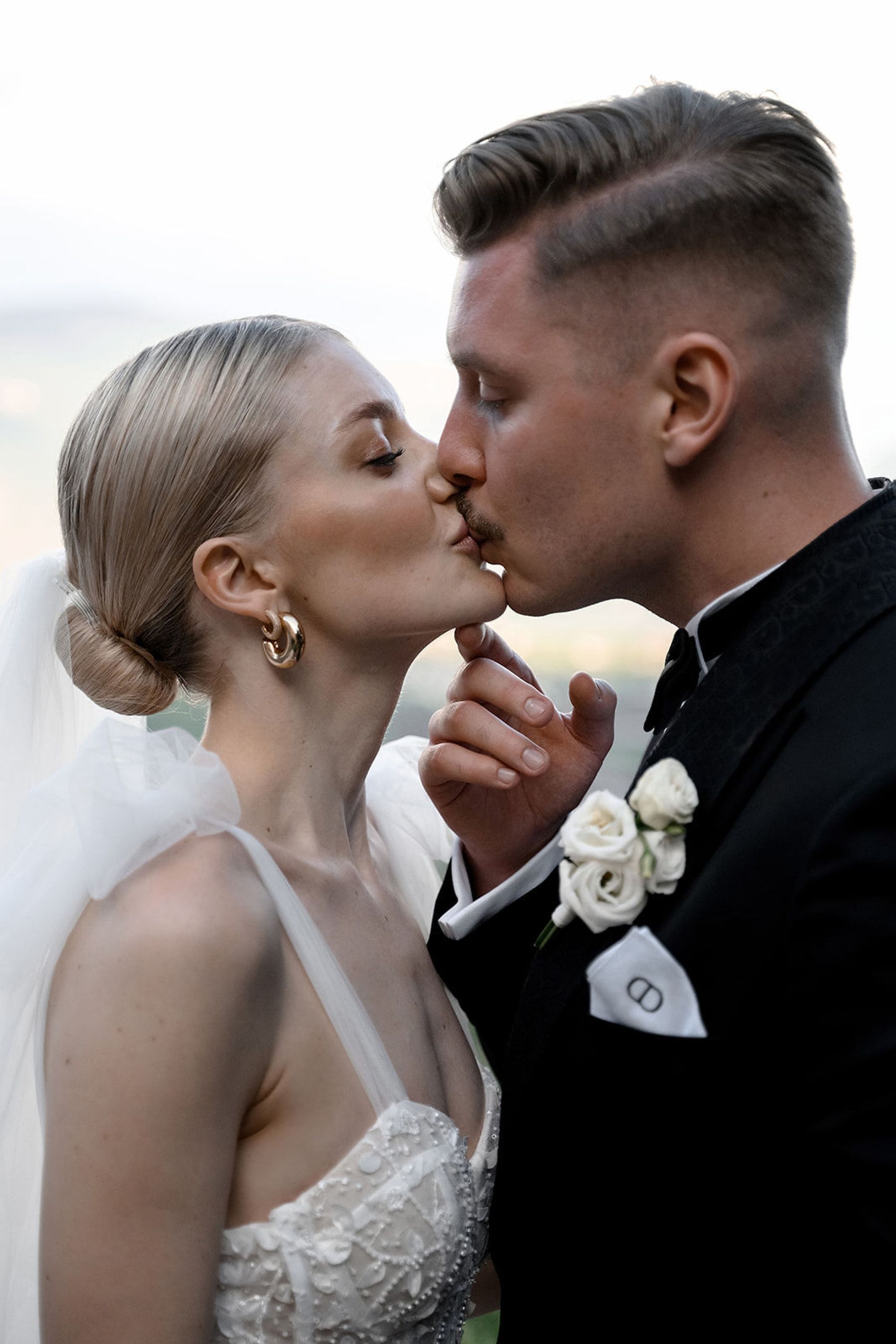 Two Hearts, One Castle: Kristin and Josef's Spellbinding Black and White Wedding at Schloss Freudenstein photo