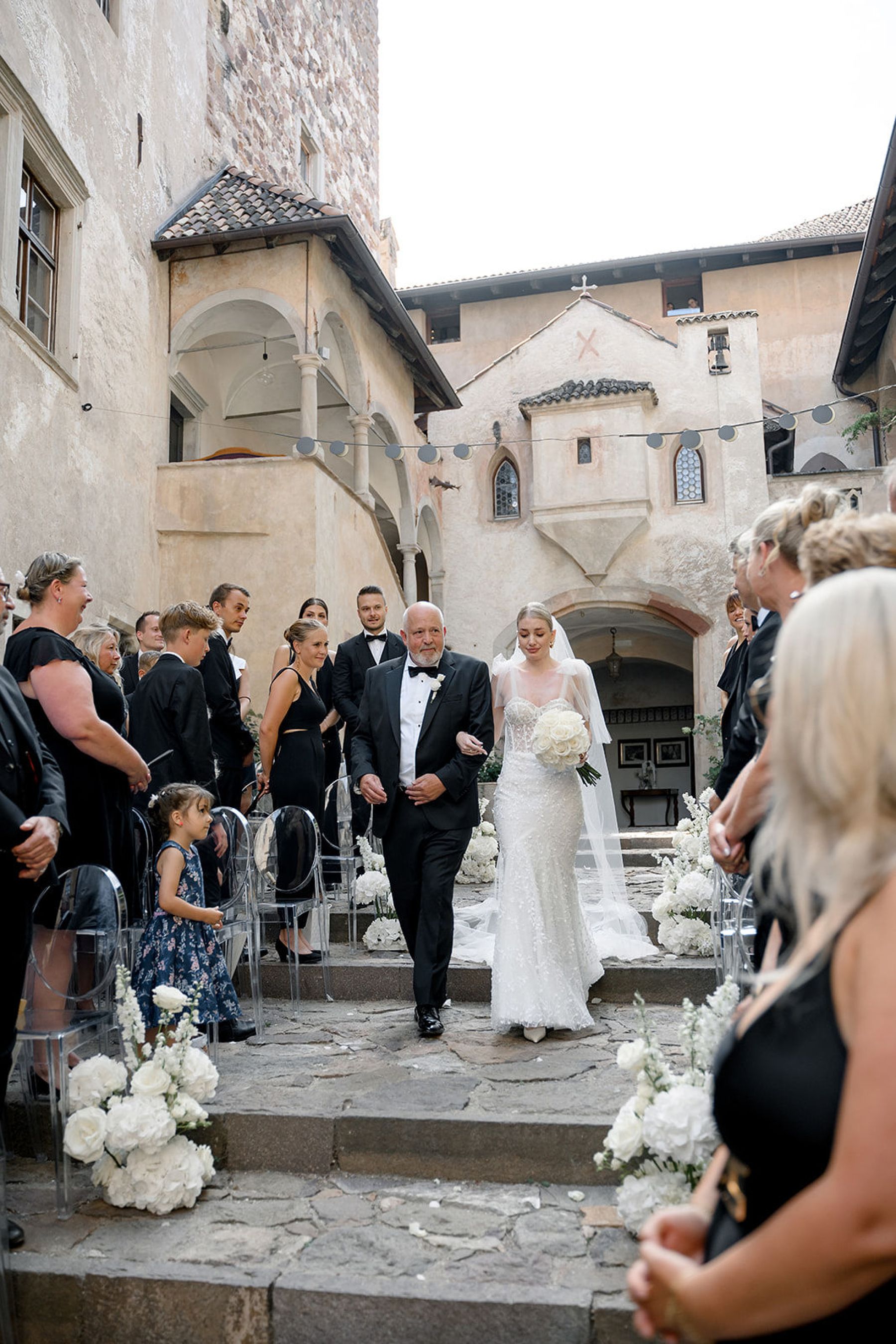 Two Hearts, One Castle: Kristin and Josef's Spellbinding Black and White Wedding at Schloss Freudenstein photo