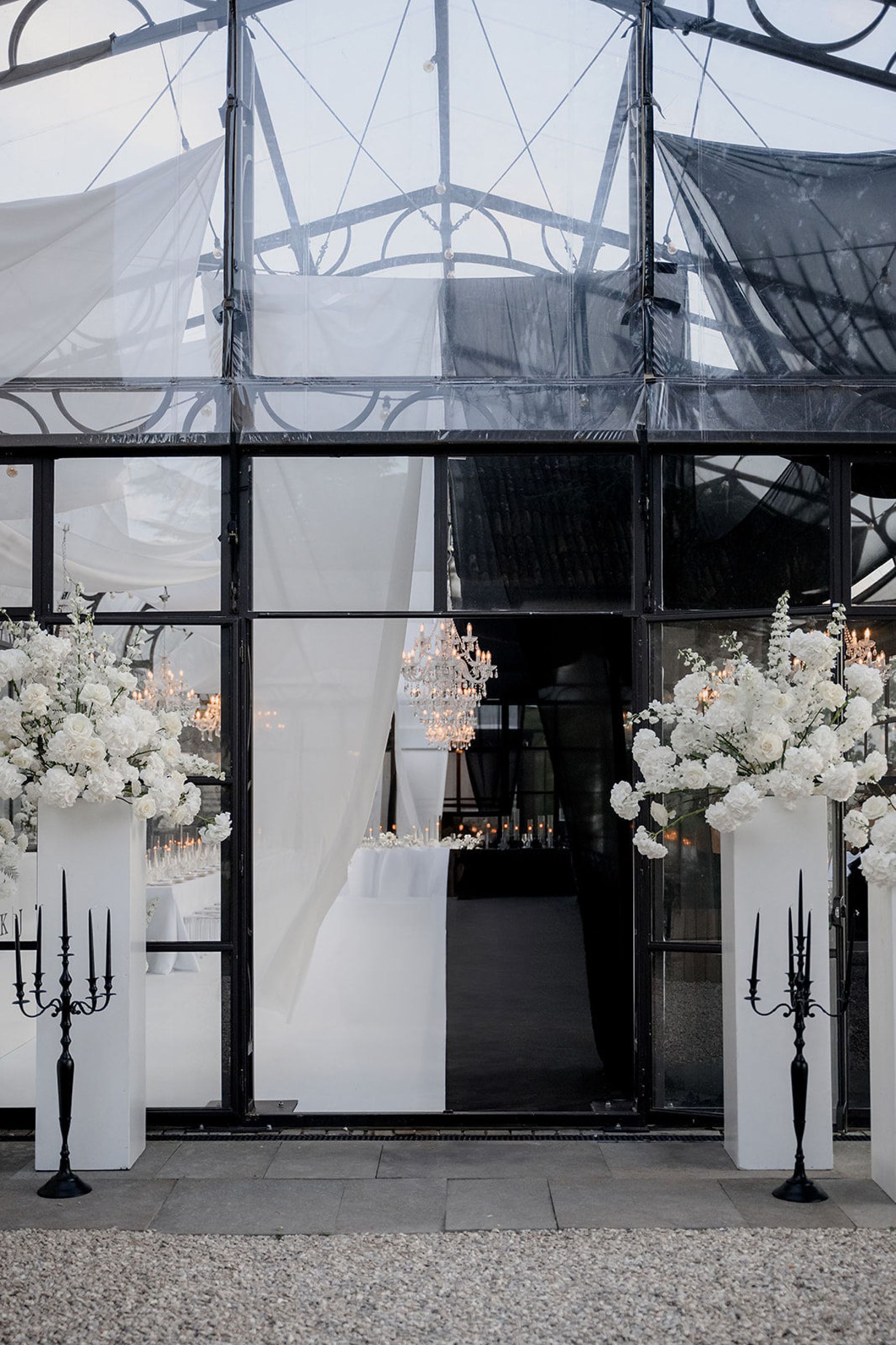 Two Hearts, One Castle: Kristin and Josef's Spellbinding Black and White Wedding at Schloss Freudenstein photo