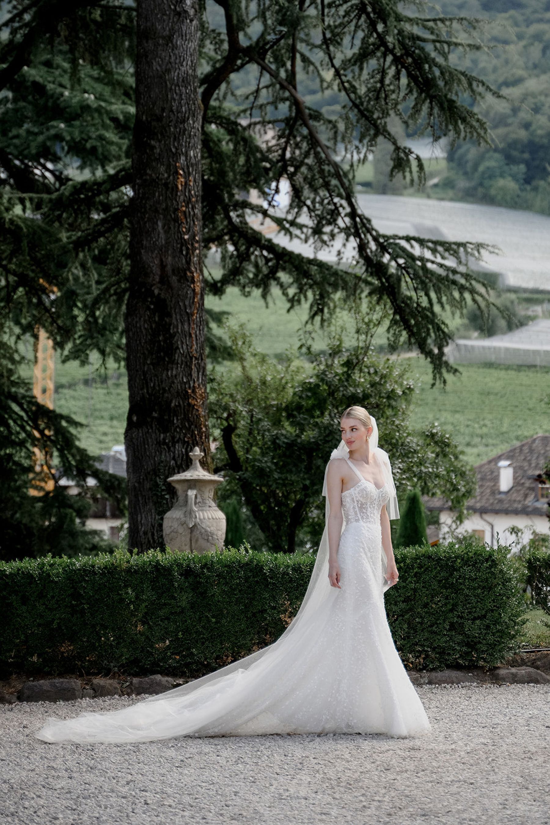 Two Hearts, One Castle: Kristin and Josef's Spellbinding Black and White Wedding at Schloss Freudenstein photo