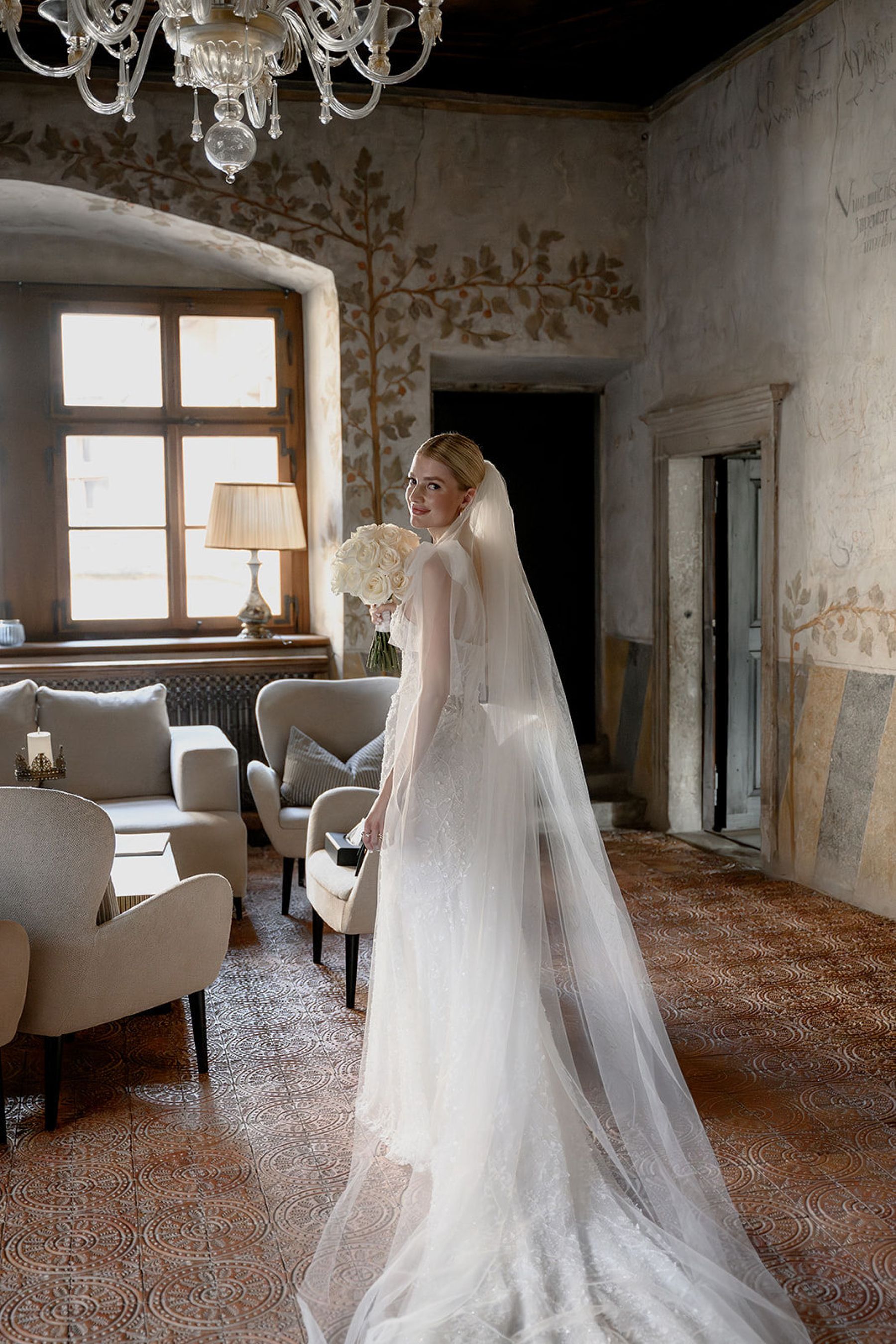 Two Hearts, One Castle: Kristin and Josef's Spellbinding Black and White Wedding at Schloss Freudenstein photo