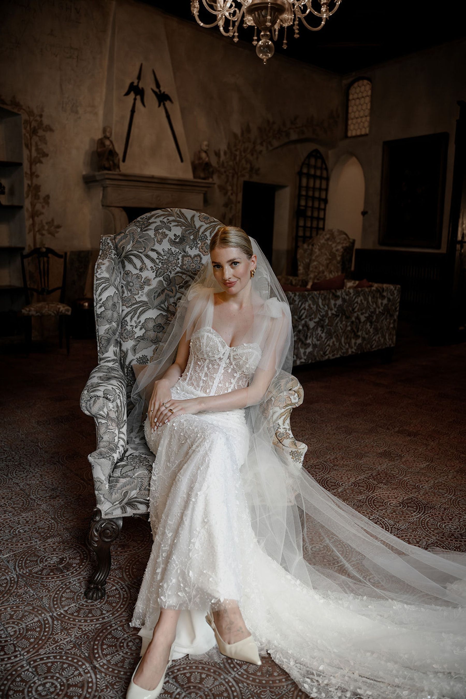 Two Hearts, One Castle: Kristin and Josef's Spellbinding Black and White Wedding at Schloss Freudenstein photo