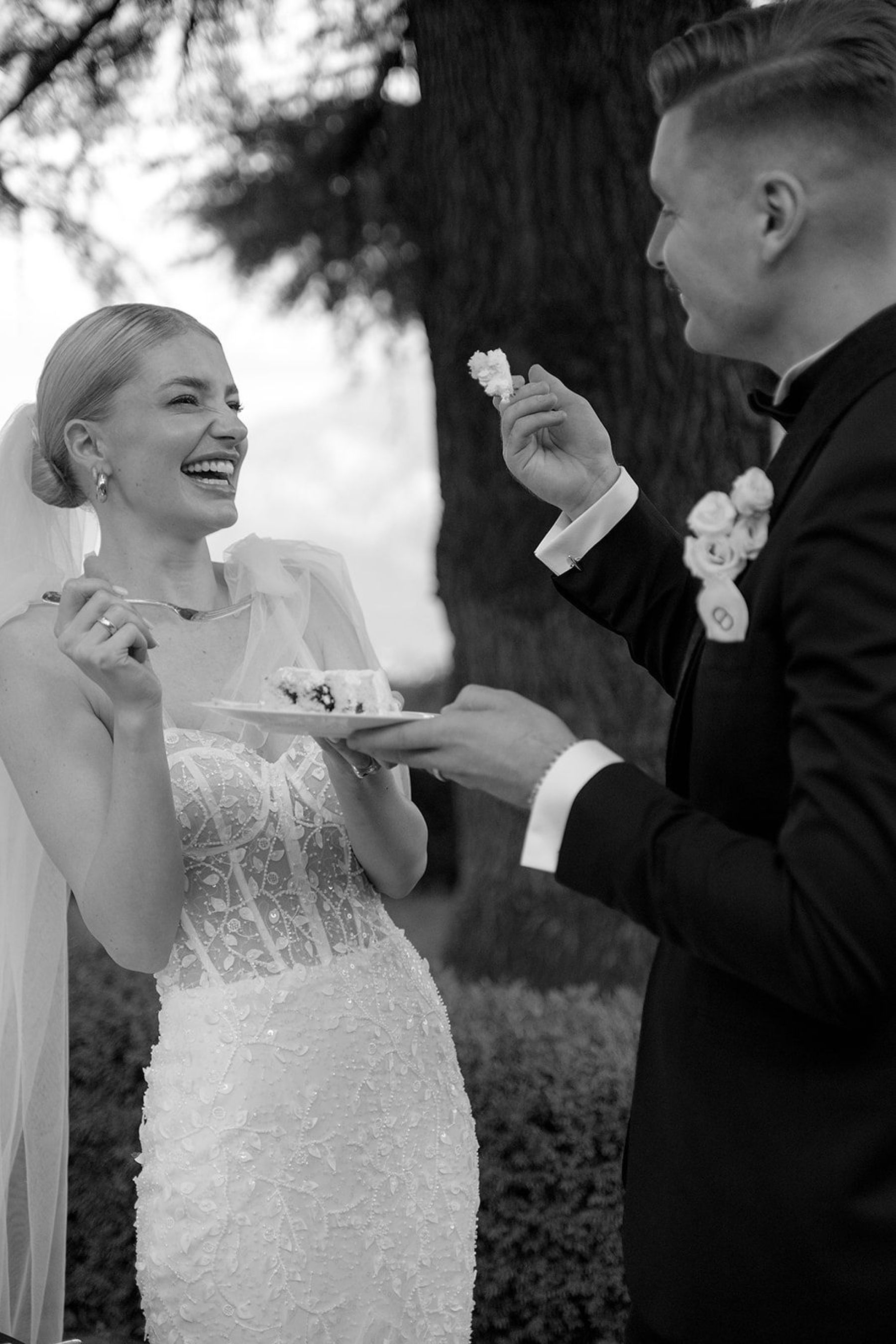 Two Hearts, One Castle: Kristin and Josef's Spellbinding Black and White Wedding at Schloss Freudenstein photo