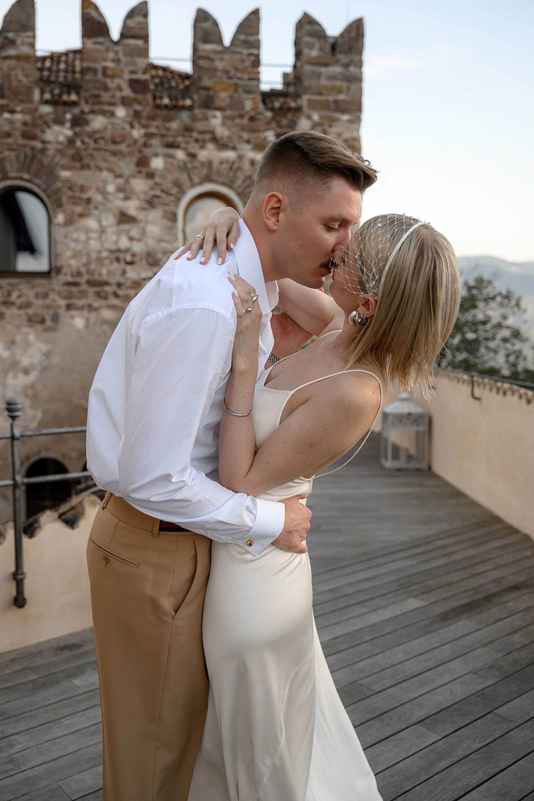 Two Hearts, One Castle: Kristin and Josef's Spellbinding Black and White Wedding at Schloss Freudenstein photo
