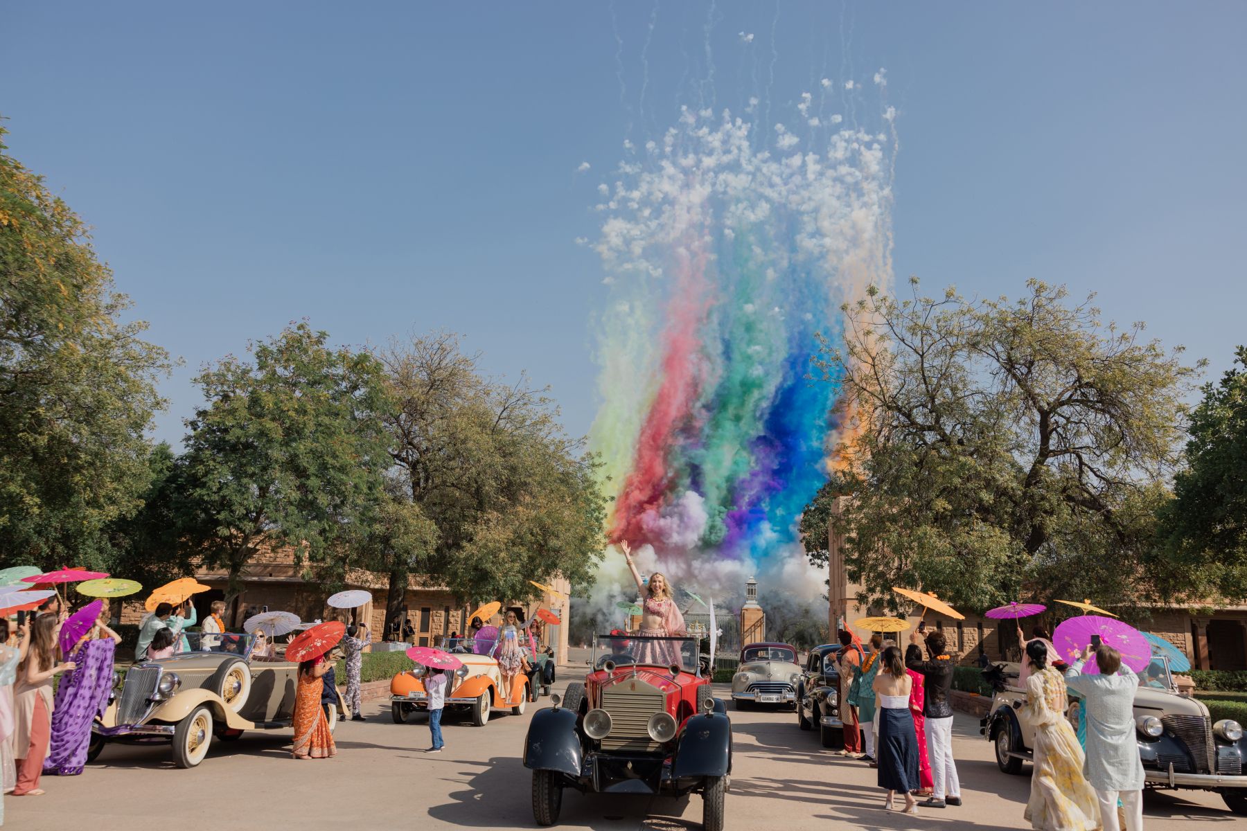 Royal Fusion: Oksana and Siddhartha's Dream Wedding at Umaid Bhawan Palace photo