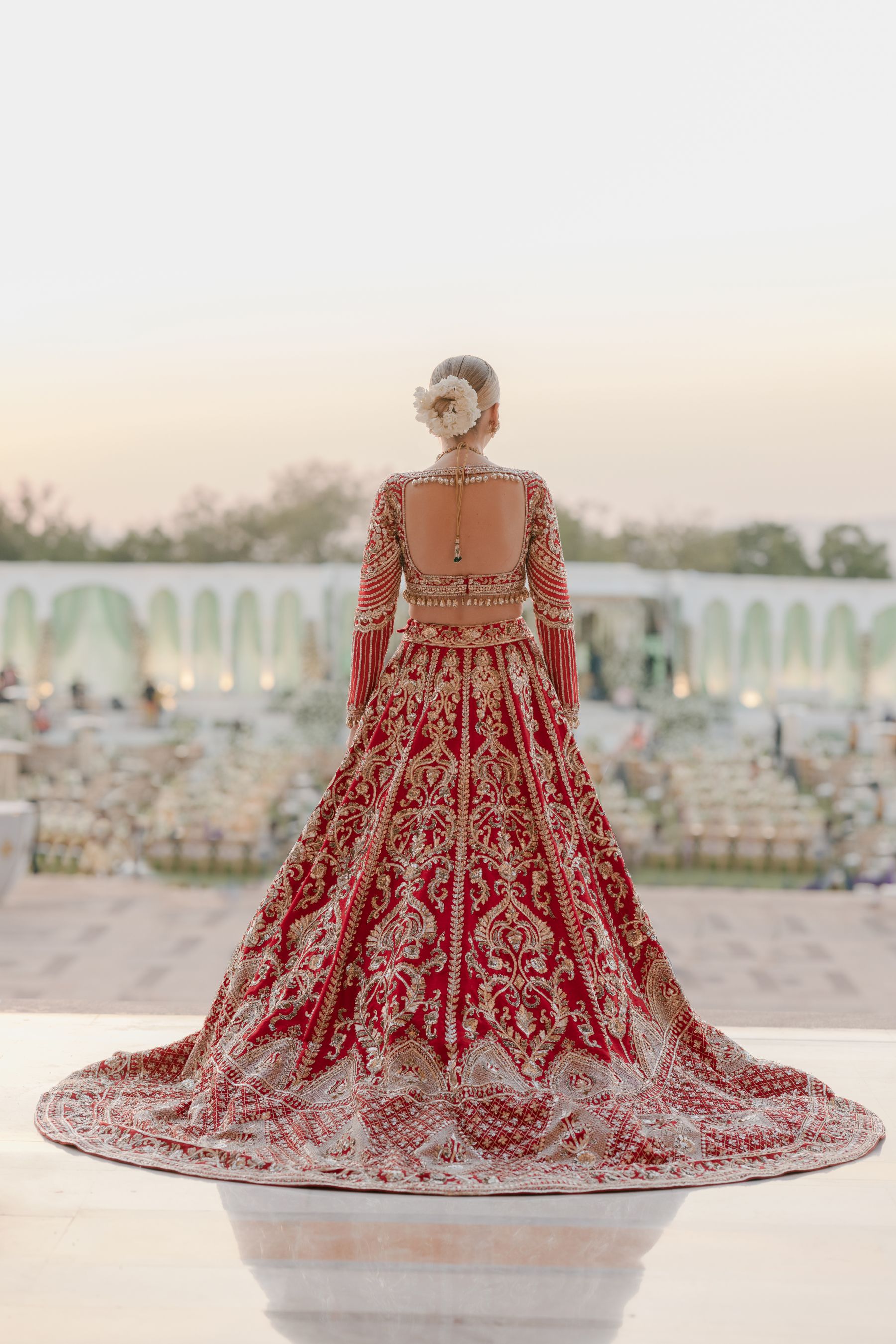 Royal Fusion: Oksana and Siddhartha's Dream Wedding at Umaid Bhawan Palace photo