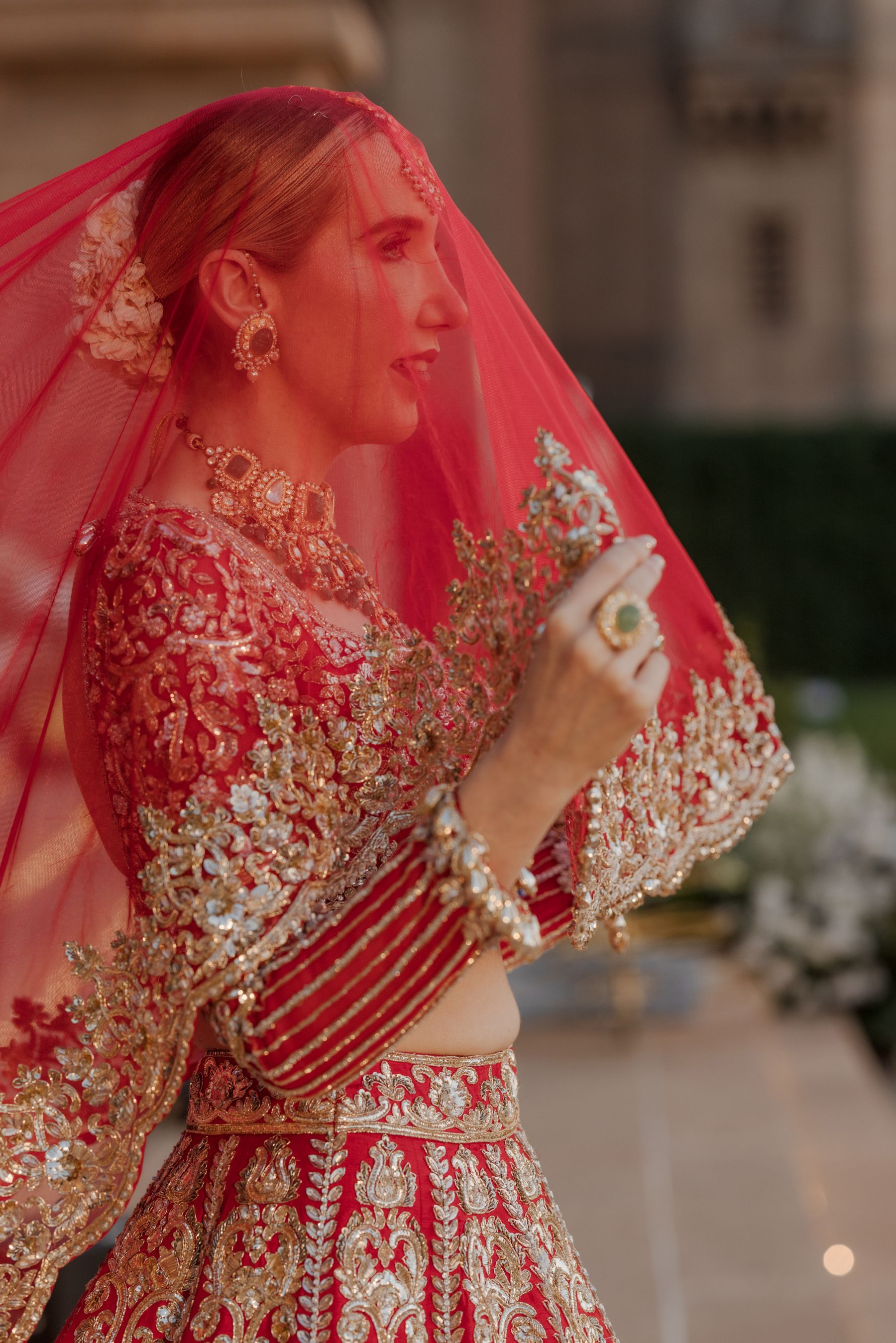 Royal Fusion: Oksana and Siddhartha's Dream Wedding at Umaid Bhawan Palace photo