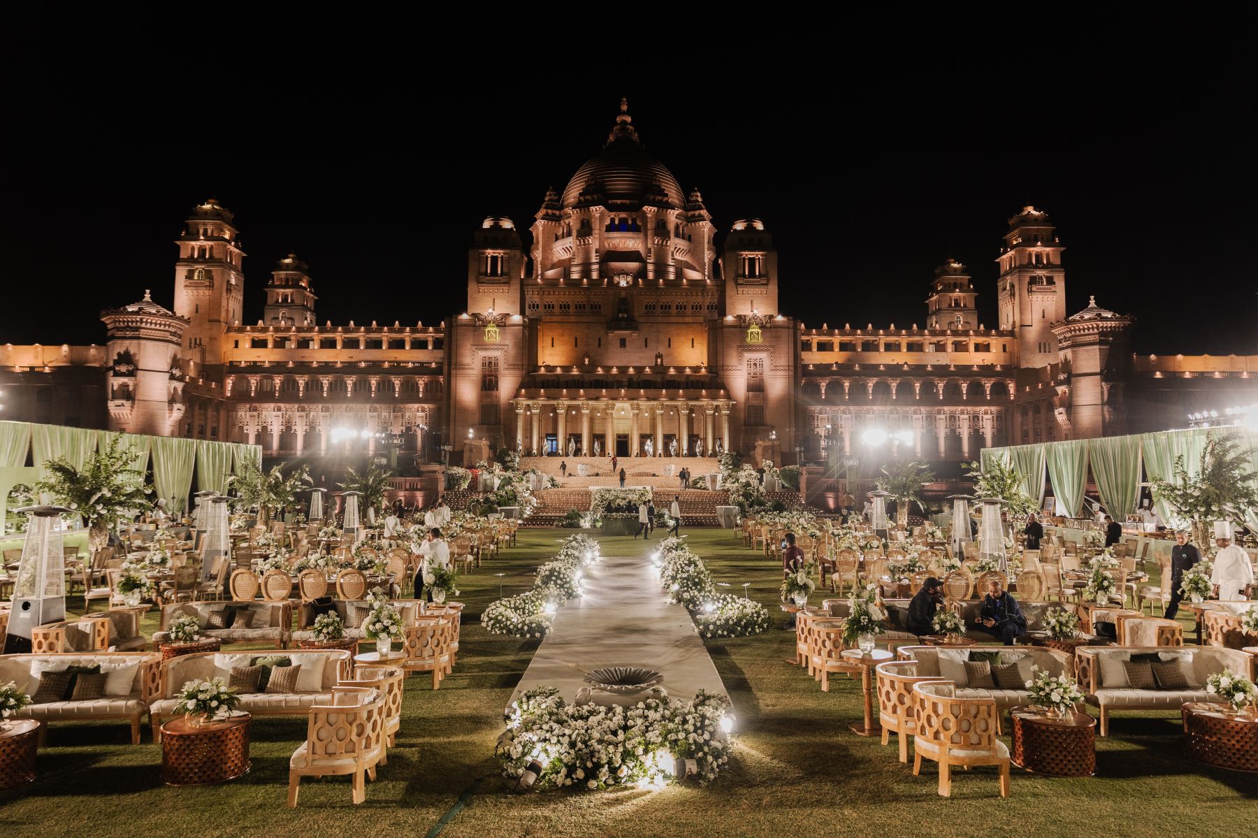 Royal Fusion: Oksana and Siddhartha's Dream Wedding at Umaid Bhawan Palace photo
