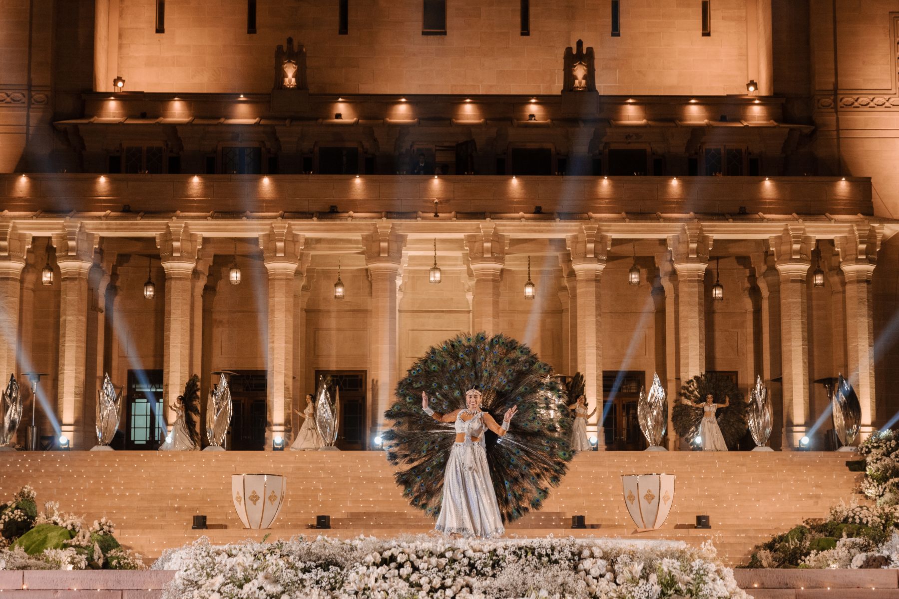 Royal Fusion: Oksana and Siddhartha's Dream Wedding at Umaid Bhawan Palace photo