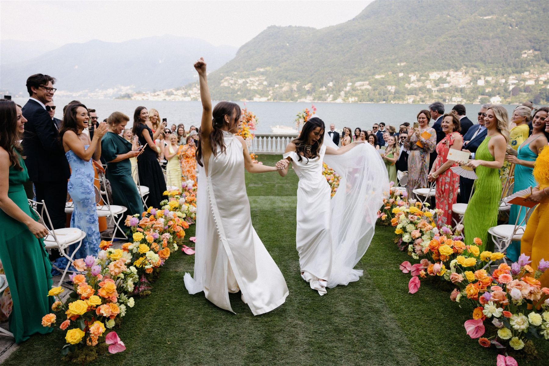 A Colorful Lake Como Love Story: Toni &amp; Caroline's Wedding at Villa Pizzo photo