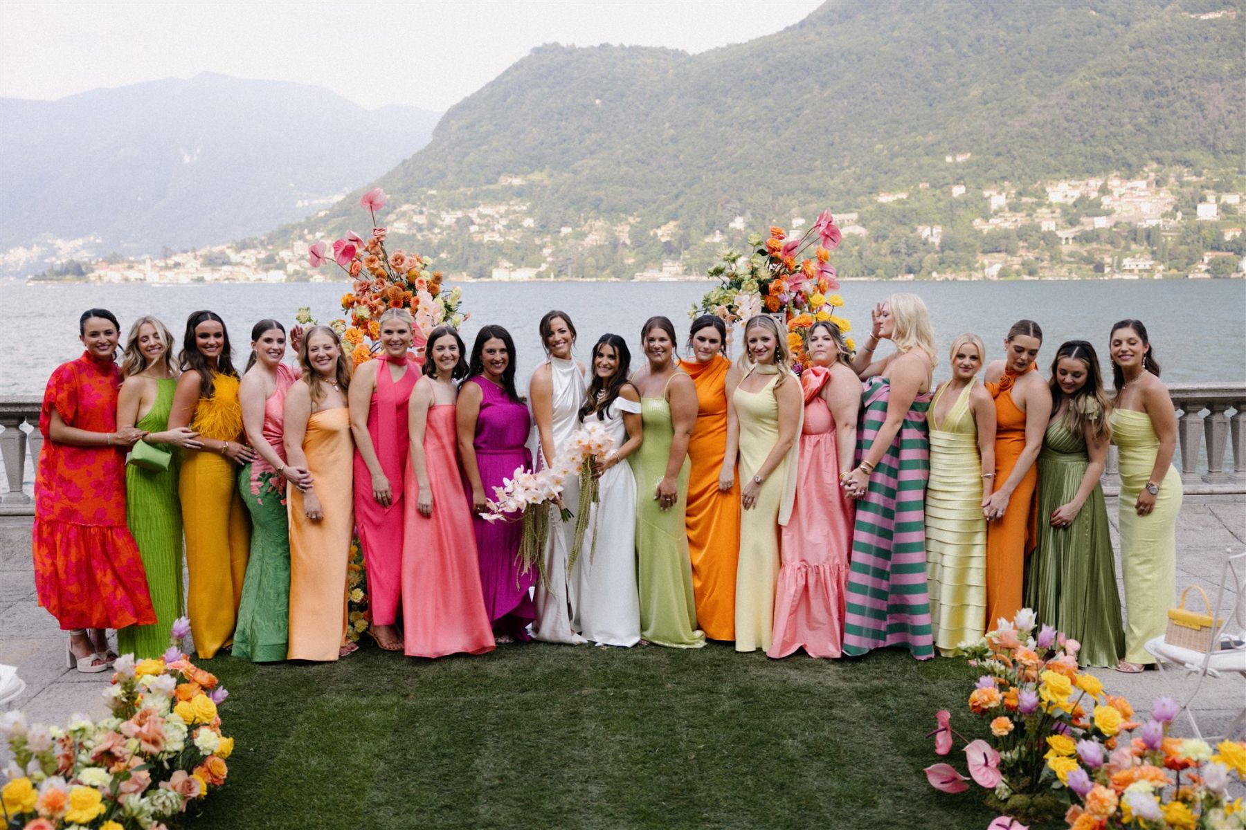 A Colorful Lake Como Love Story: Toni &amp; Caroline's Wedding at Villa Pizzo photo