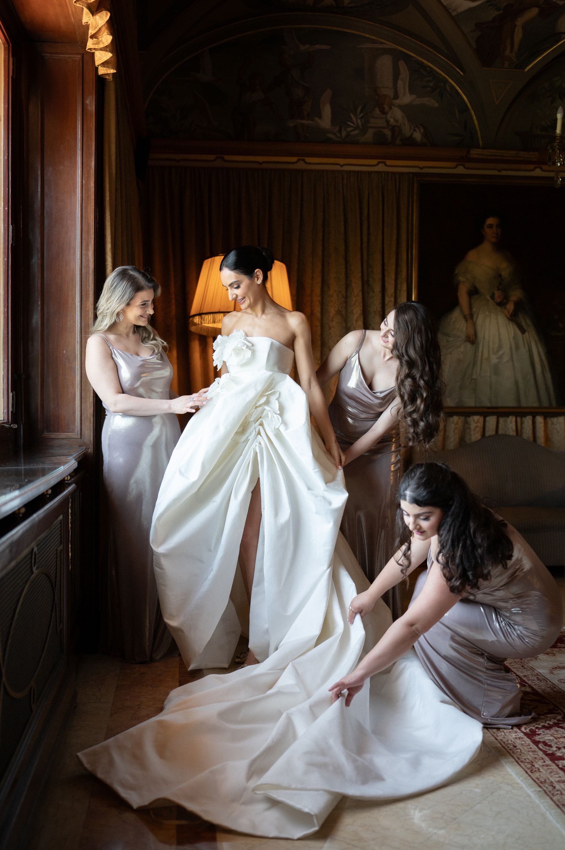 A Fairytale Romance in Barcelona: Lilit &amp; Tigran's Magical Wedding Day at Bell Reco photo