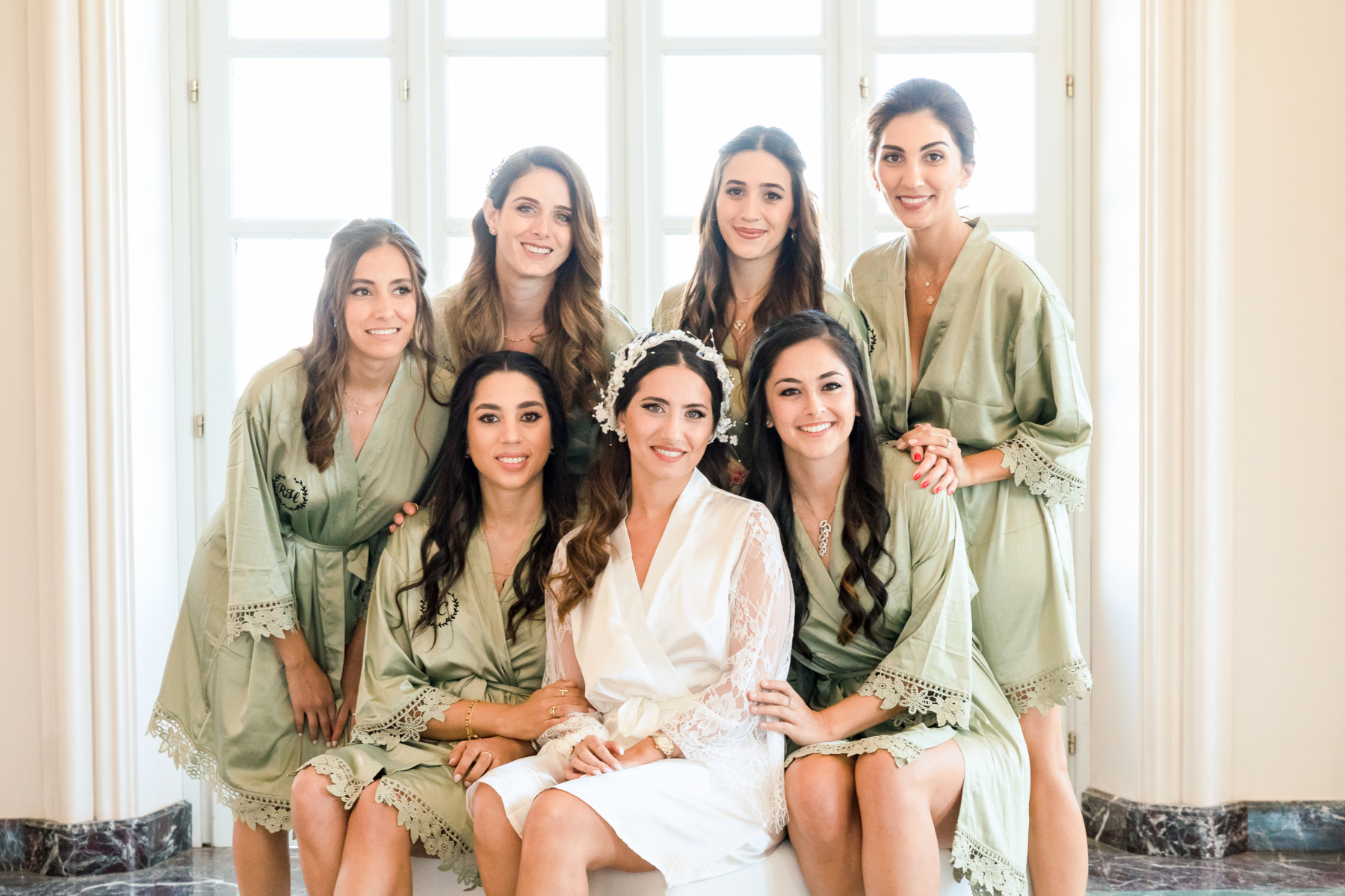 Yara and Gabriel's Destination Wedding at the Villa Miani, Italy photo